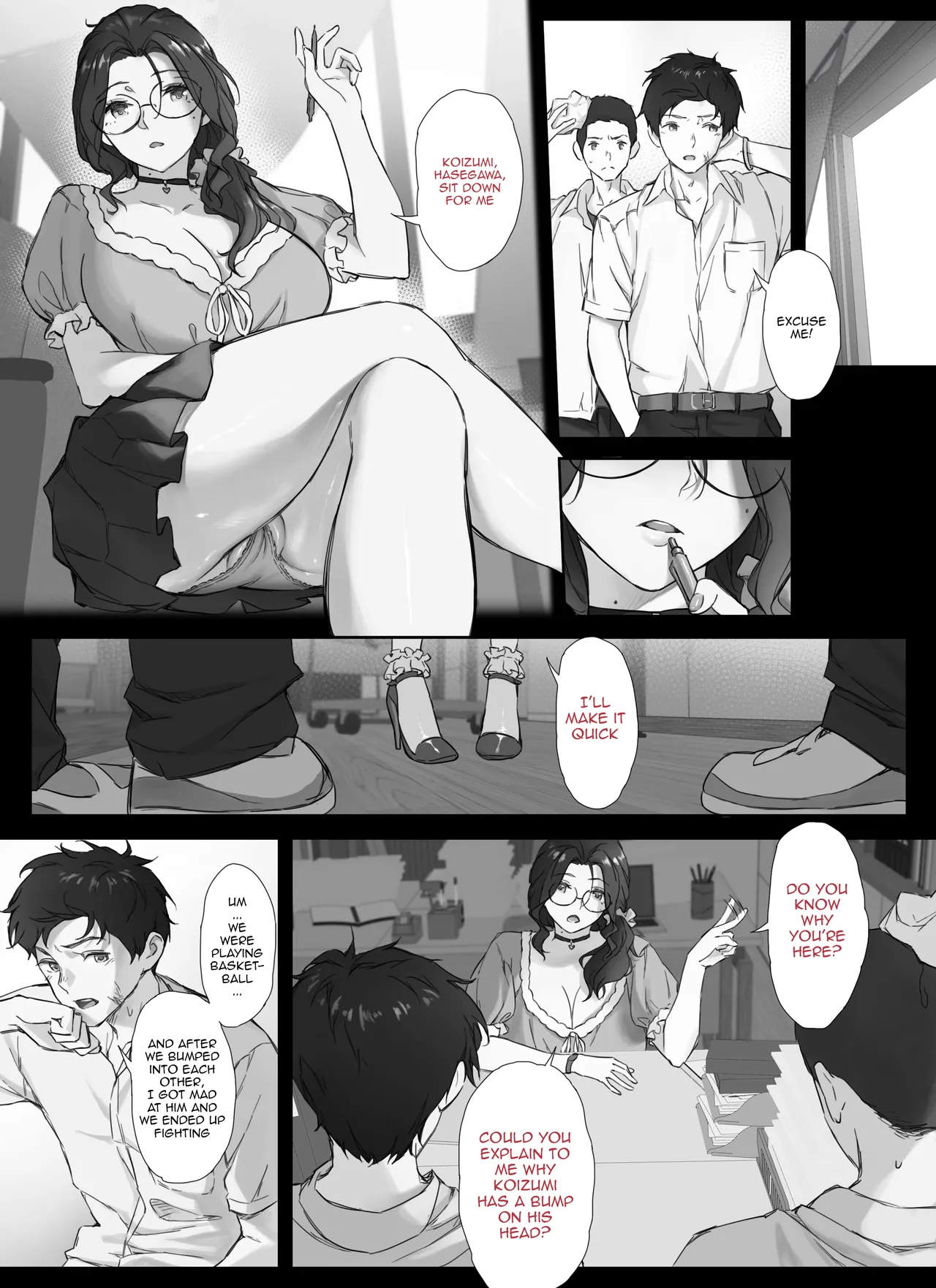[Nudorusuki_s] Ore to Kyonyuu Tannin Kyoushi no Himitsu no Kankei / My Secret Relationship With My Huge-Boobed Teacher [English] {Doujins.com} 이미지 번호 6