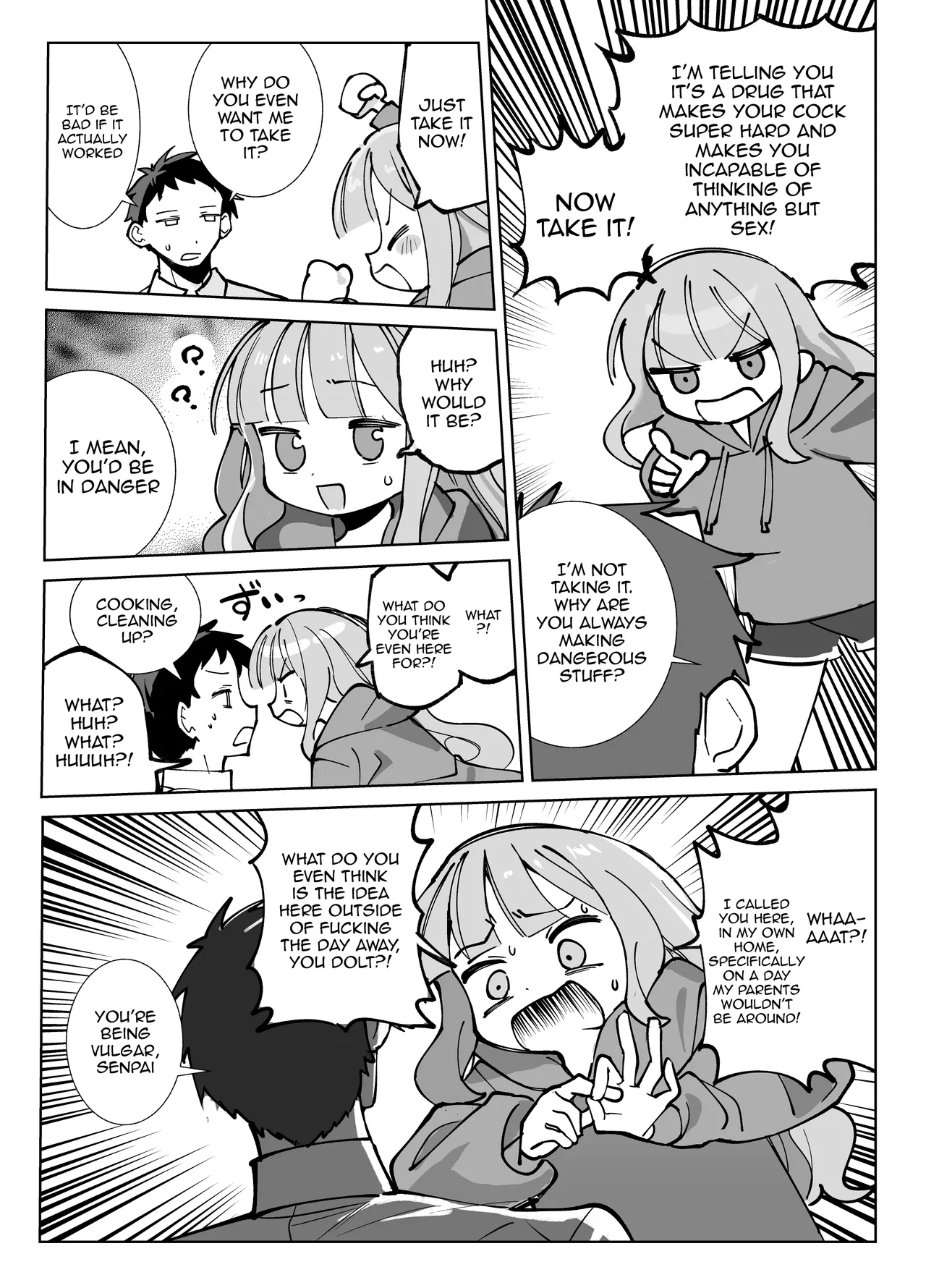 [Sumomo (Sumomo)] Nama Onaho Senpai /  Raw Onahole Senpai -The Horny Senpai Provokes Her Kouhai And He Fucks Her Brains Out And Cums Over And Over [SHORTENED] [English] {Doujins.com} Bildnummer 8