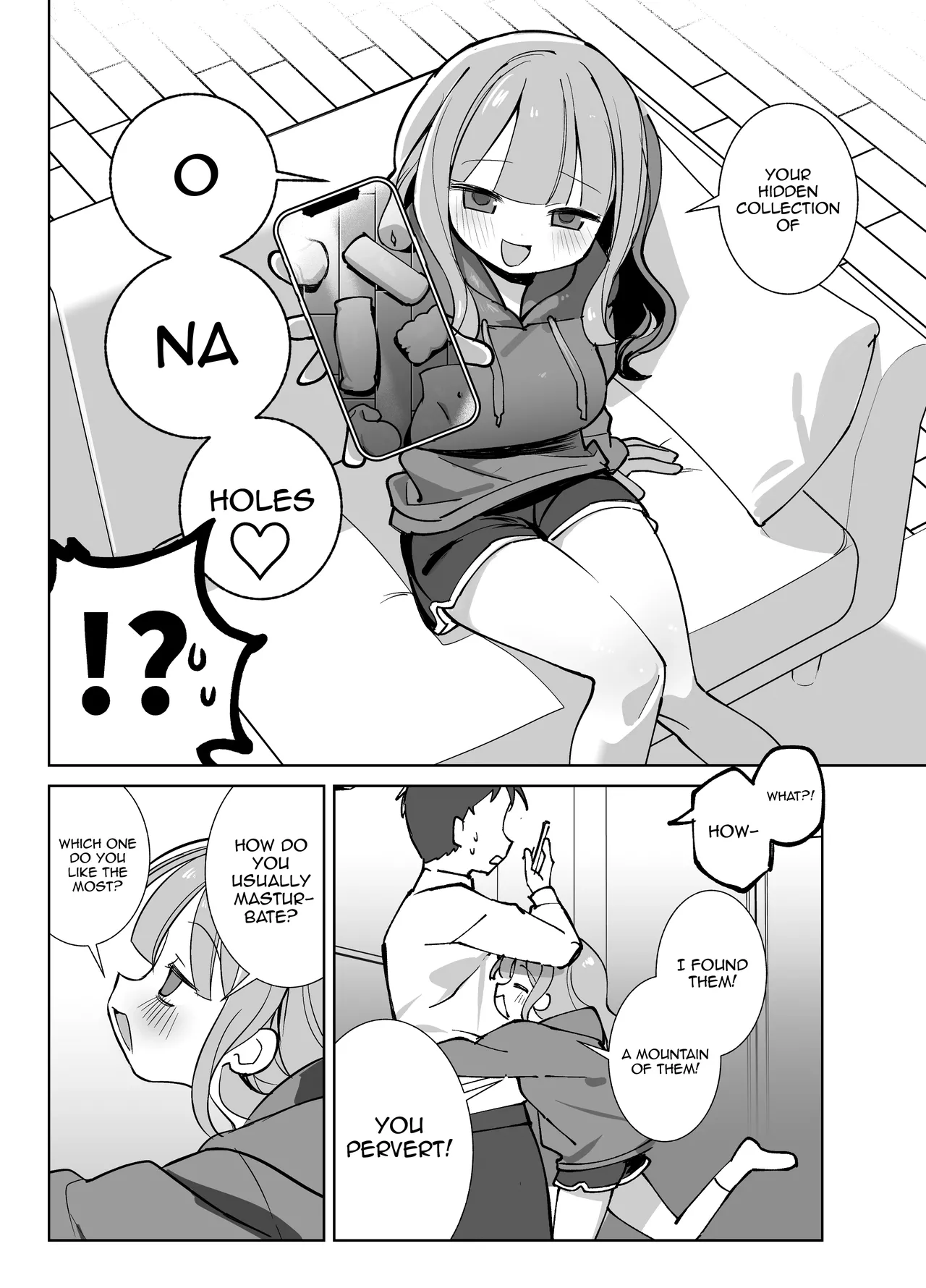 [Sumomo (Sumomo)] Nama Onaho Senpai /  Raw Onahole Senpai -The Horny Senpai Provokes Her Kouhai And He Fucks Her Brains Out And Cums Over And Over [SHORTENED] [English] {Doujins.com} Bildnummer 13