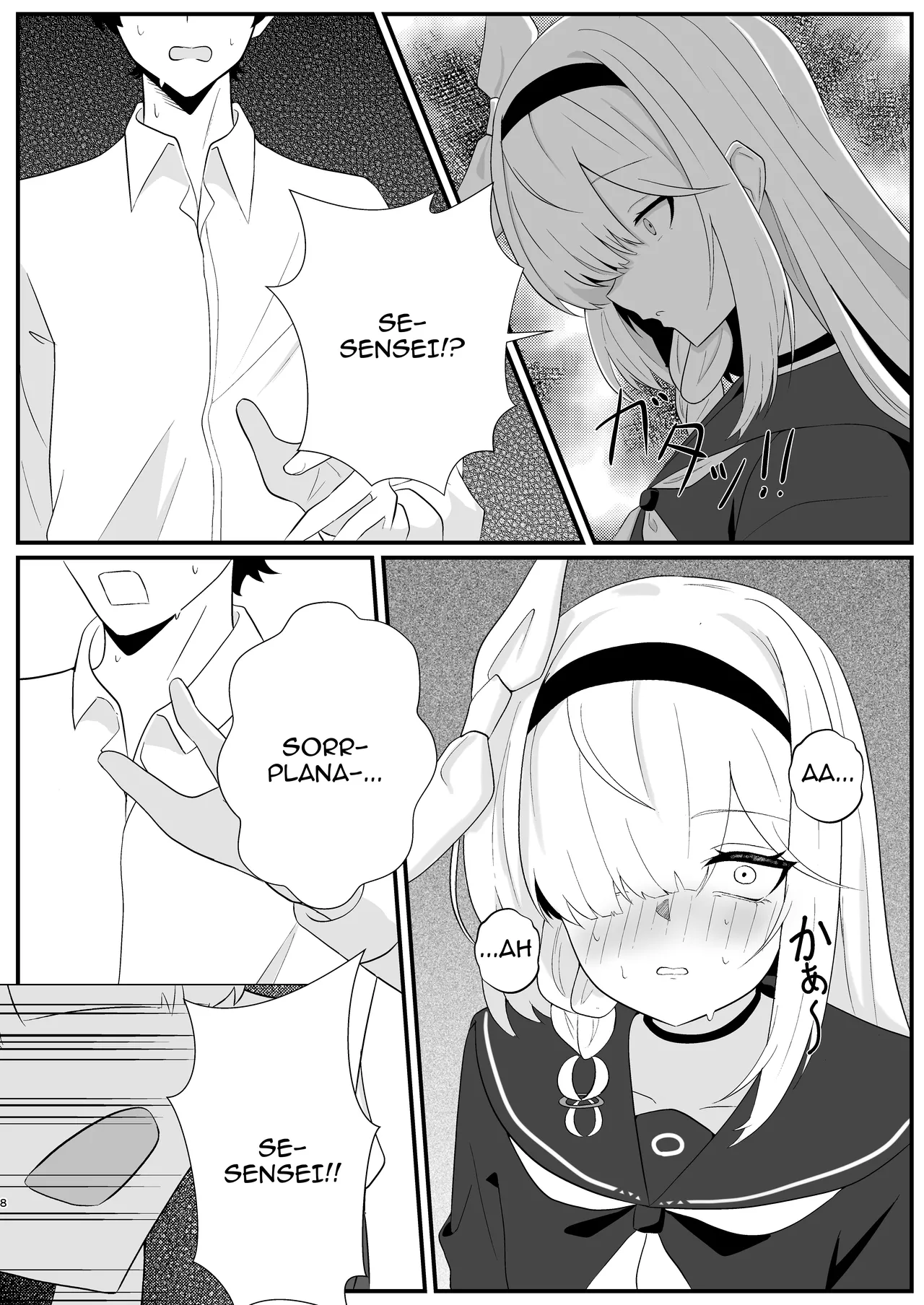 [-A- (A)] Machi Kogarete | Anxiously Waiting (Blue Archive) [English] {Doujins.com} [Digital] Bildnummer 7