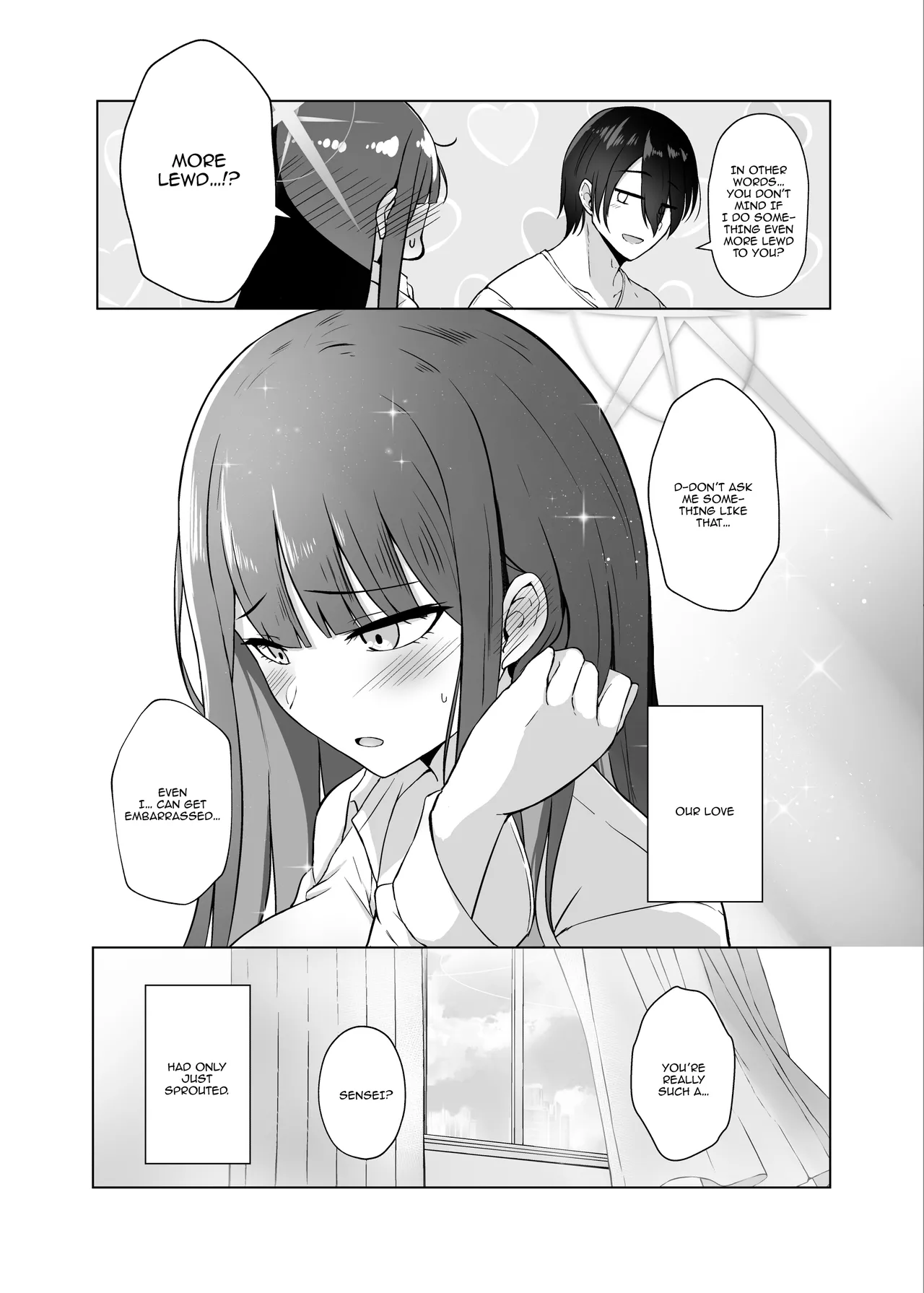 [Gunjou Kakumei (Shigure Ryunosuke)] Saori ga "Ai" o Motometara - I / LOVE + Kore kara no Saori to Sensei | Saori Yearns For Love - I / LOVE + Saori And Sensei From Now On (Blue Archive) [English] {Doujins.com} [Digital] image number 26