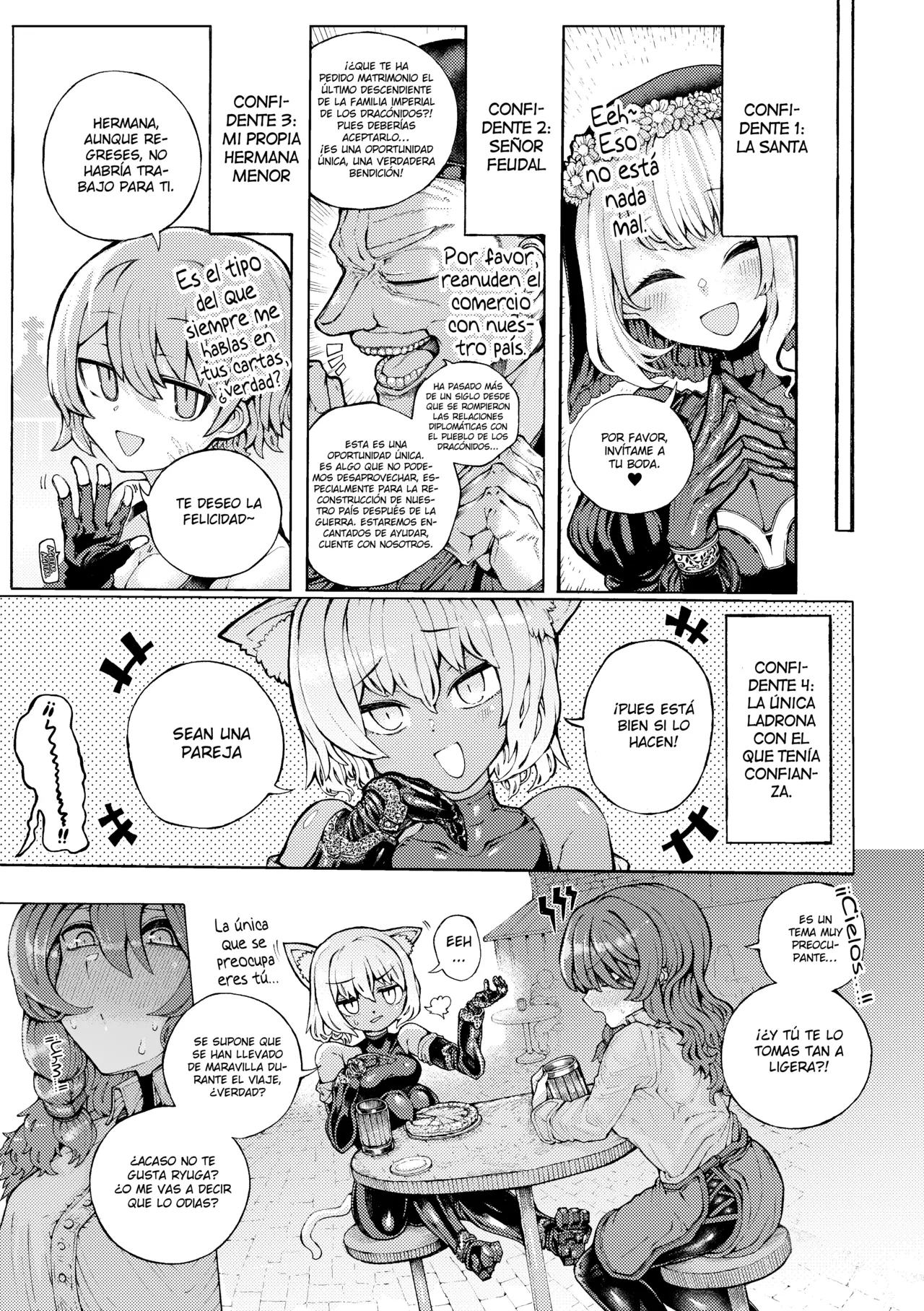 [Jingai Kaki Saurus18 (Saurus18)] Party Member no Ryuujinzoku kara Haramase Kyuukon Sareta kedo Manzara demo Nai [Spanish] [Hellsing Scans] numero di immagine  7