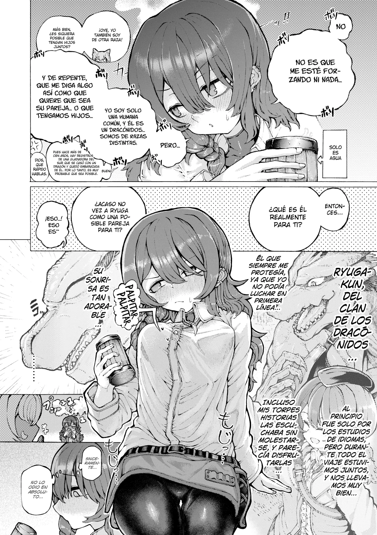 [Jingai Kaki Saurus18 (Saurus18)] Party Member no Ryuujinzoku kara Haramase Kyuukon Sareta kedo Manzara demo Nai [Spanish] [Hellsing Scans] numero di immagine  8