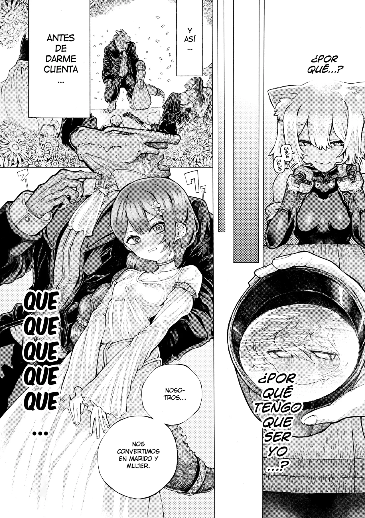 [Jingai Kaki Saurus18 (Saurus18)] Party Member no Ryuujinzoku kara Haramase Kyuukon Sareta kedo Manzara demo Nai [Spanish] [Hellsing Scans] numero di immagine  9