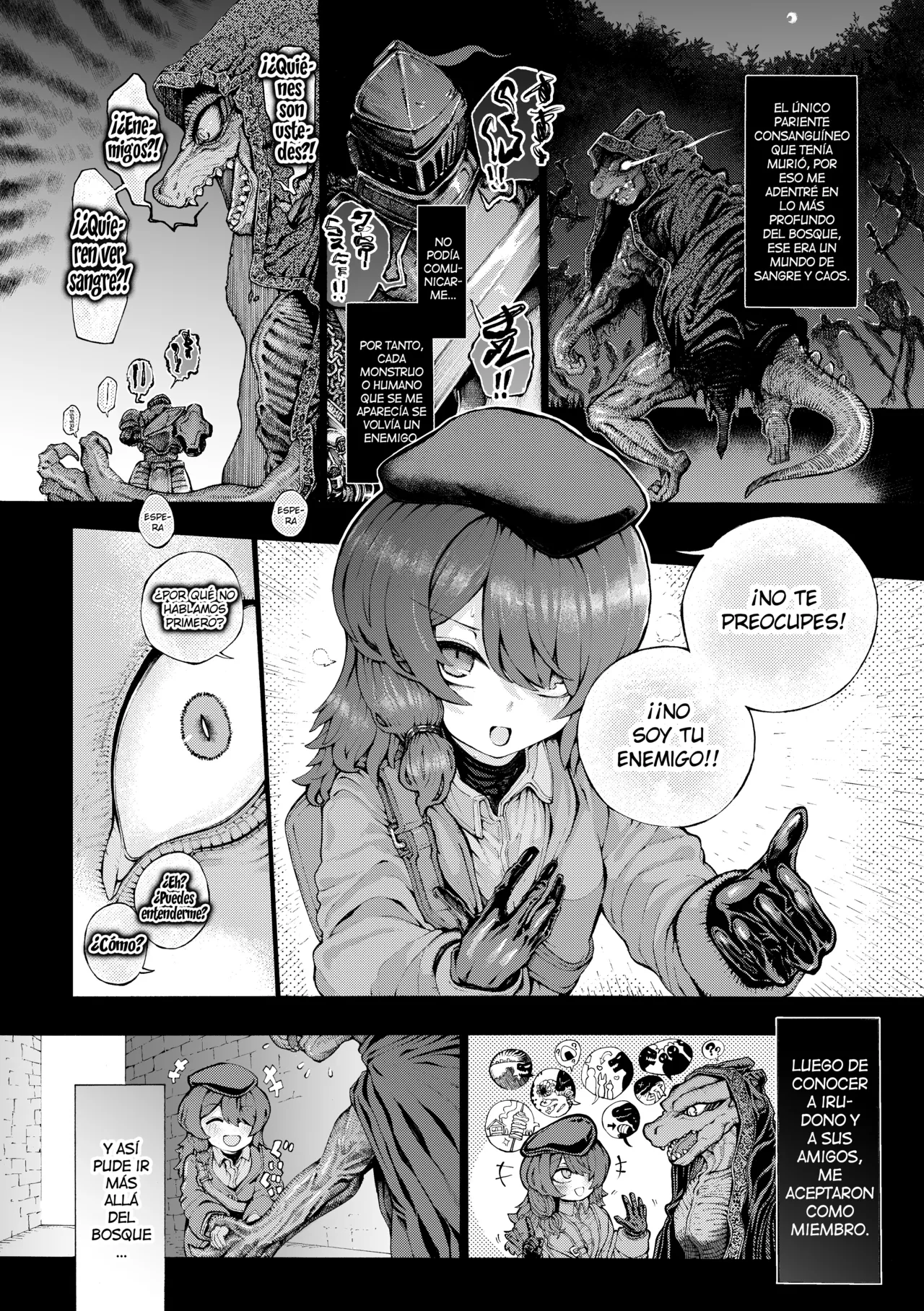 [Jingai Kaki Saurus18 (Saurus18)] Party Member no Ryuujinzoku kara Haramase Kyuukon Sareta kedo Manzara demo Nai [Spanish] [Hellsing Scans] numero di immagine  29