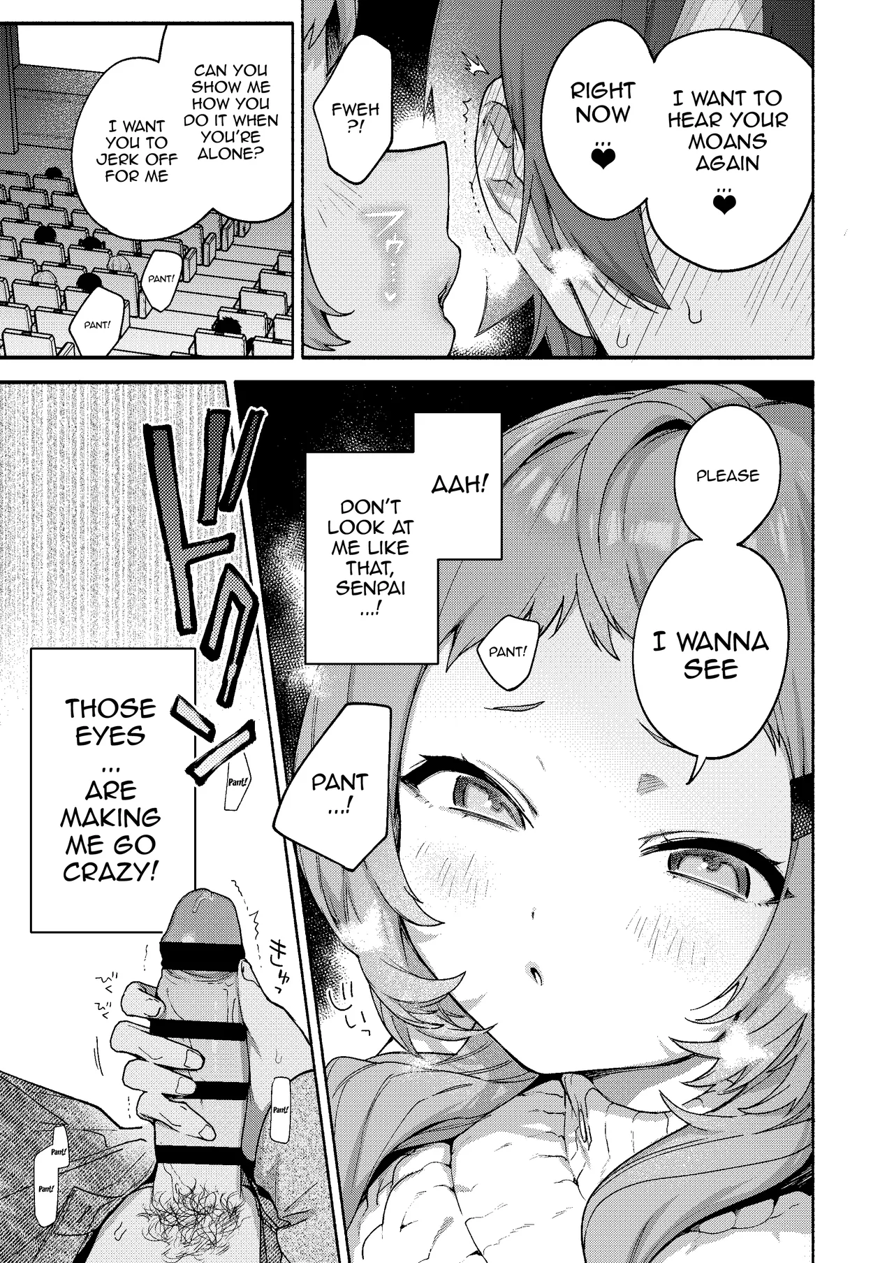 [Sakida Shoten (Sakida Saki)] Mako-senpai ni Taberareru. ~Chiisakute Dekkai Ama Sado Senpai ni Otosareru~ | Eaten By Mako-senpai ~Falling To A Tiny But Huge Sadist Senpai~ [English] {Doujins.com} [Digital] numero di immagine  21