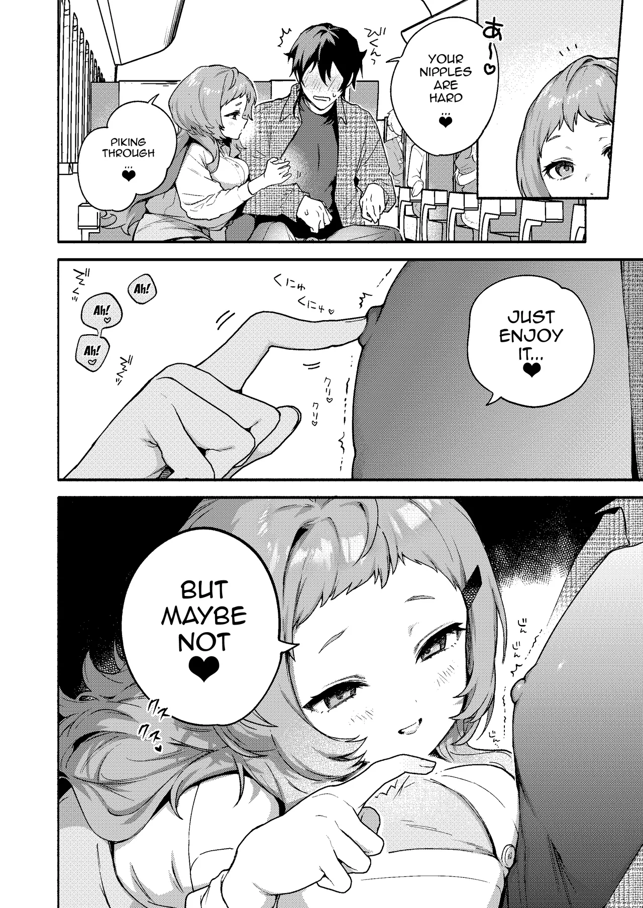 [Sakida Shoten (Sakida Saki)] Mako-senpai ni Taberareru. ~Chiisakute Dekkai Ama Sado Senpai ni Otosareru~ | Eaten By Mako-senpai ~Falling To A Tiny But Huge Sadist Senpai~ [English] {Doujins.com} [Digital] numero di immagine  24