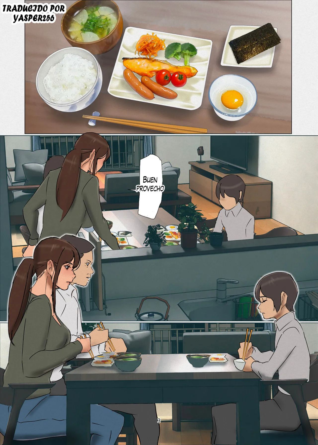 [Yojouhan Shobou] Ikenie no Haha 4 [Spanish] image number 3