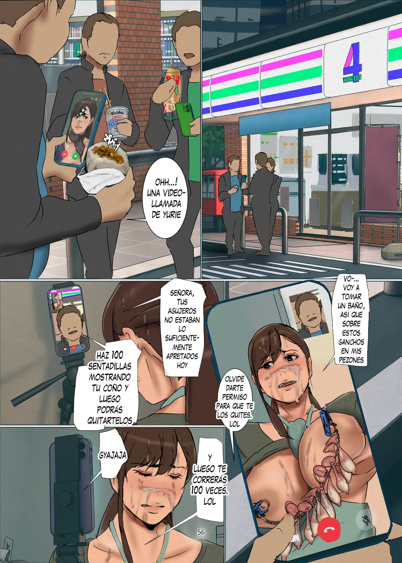 [Yojouhan Shobou] Ikenie no Haha 4 [Spanish] image number 56