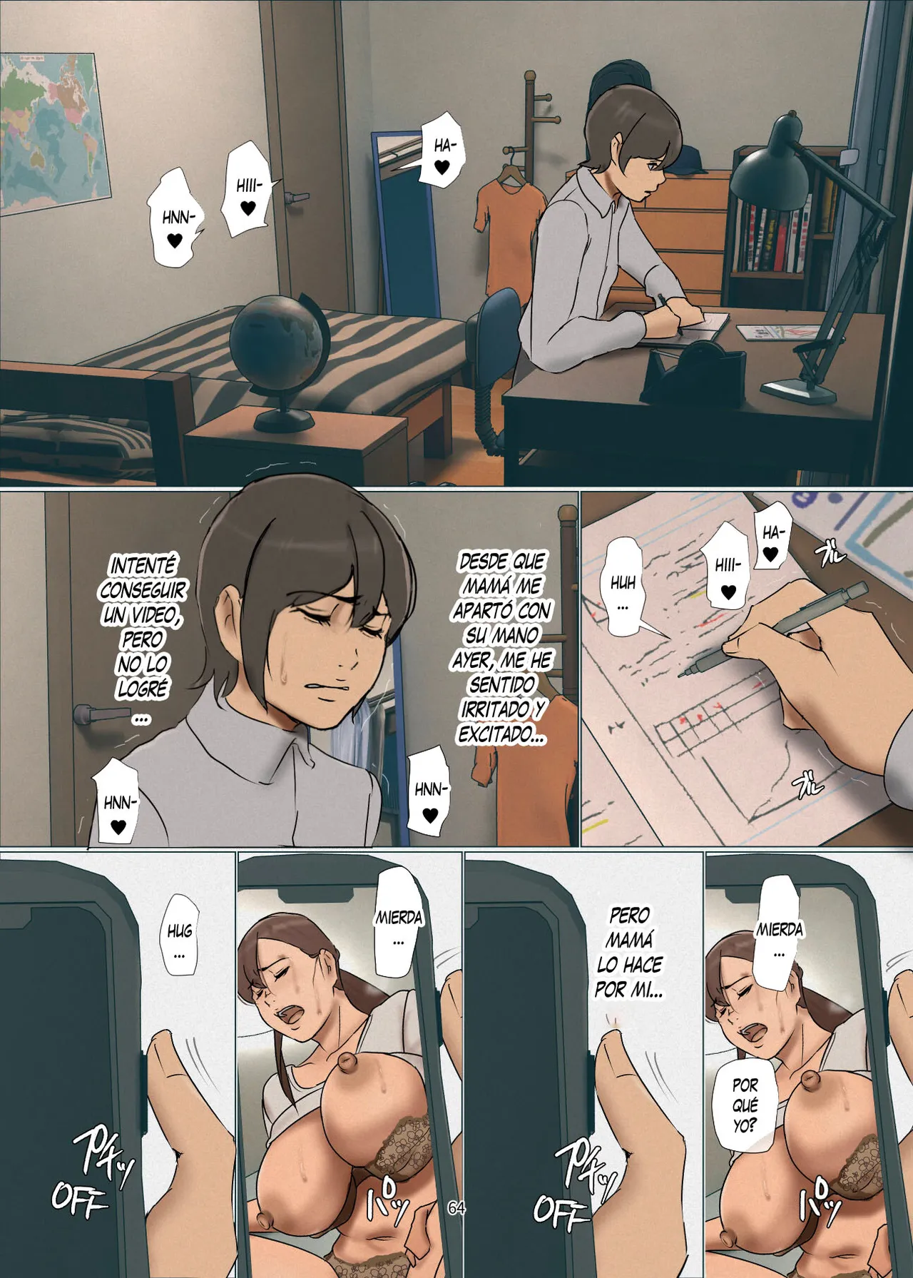 [Yojouhan Shobou] Ikenie no Haha 4 [Spanish] image number 64