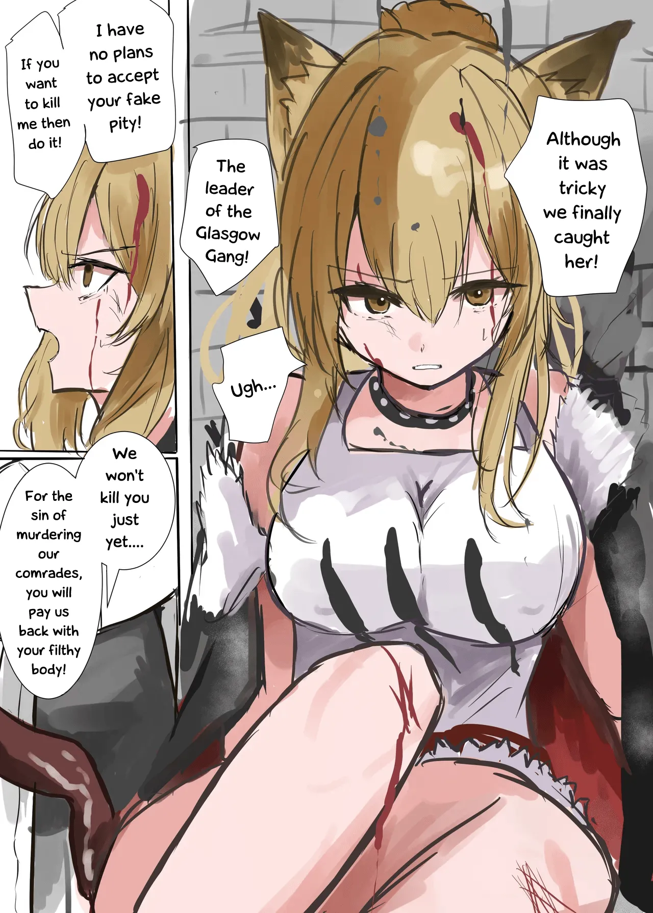 The Lion Queen's Defeat, Reduced to a Plaything for Sarkaz Tentacles (Sunaneko) (English) image number 1