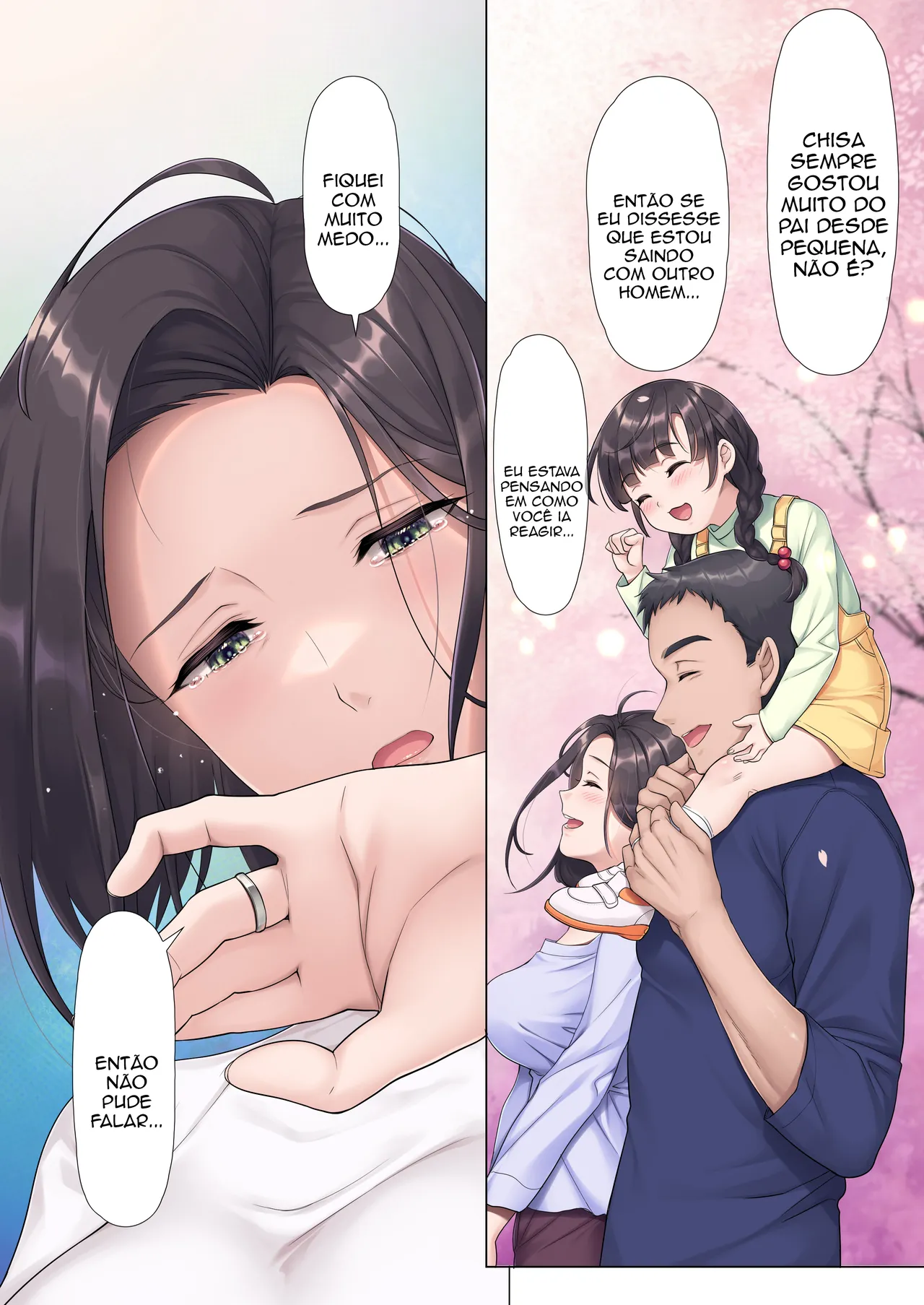 [Airy Socks (Mafuyu HEMP)] Otou-san Yamete―― | Pai, pare―― [Portuguese-BR] [TraduZion] 画像番号 6