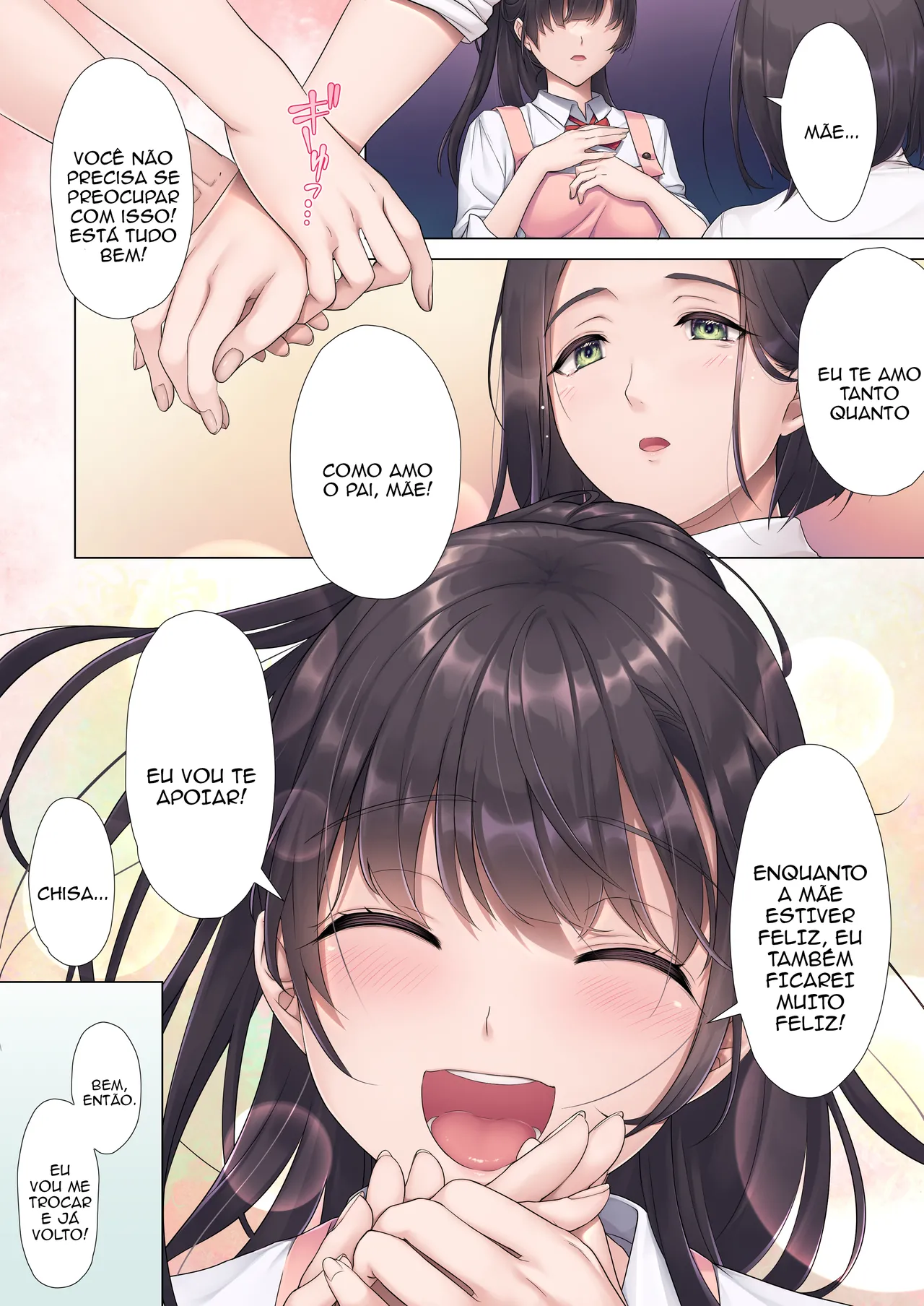 [Airy Socks (Mafuyu HEMP)] Otou-san Yamete―― | Pai, pare―― [Portuguese-BR] [TraduZion] 画像番号 7