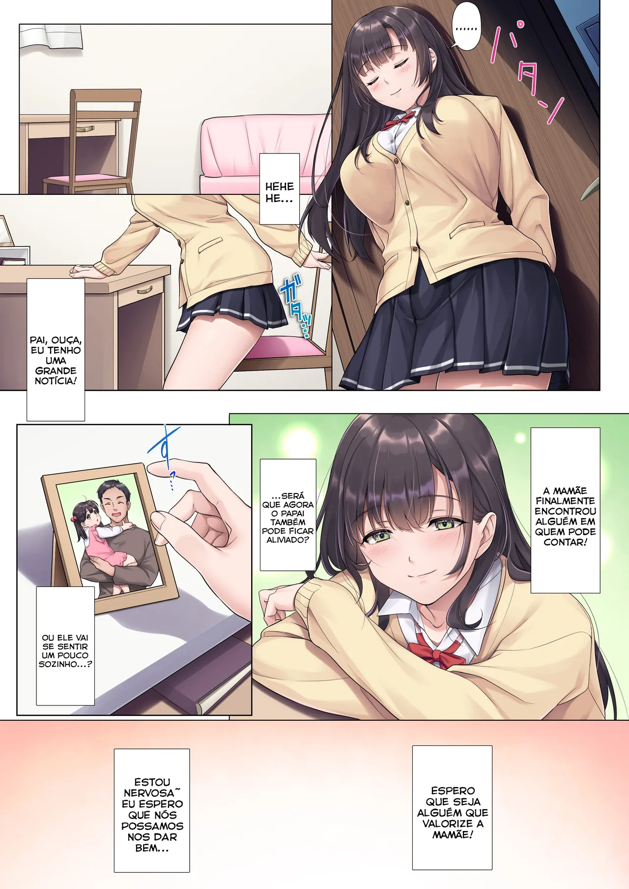 [Airy Socks (Mafuyu HEMP)] Otou-san Yamete―― | Pai, pare―― [Portuguese-BR] [TraduZion] 画像番号 8