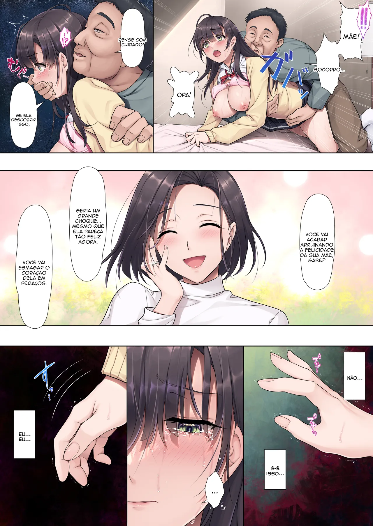 [Airy Socks (Mafuyu HEMP)] Otou-san Yamete―― | Pai, pare―― [Portuguese-BR] [TraduZion] 画像番号 21