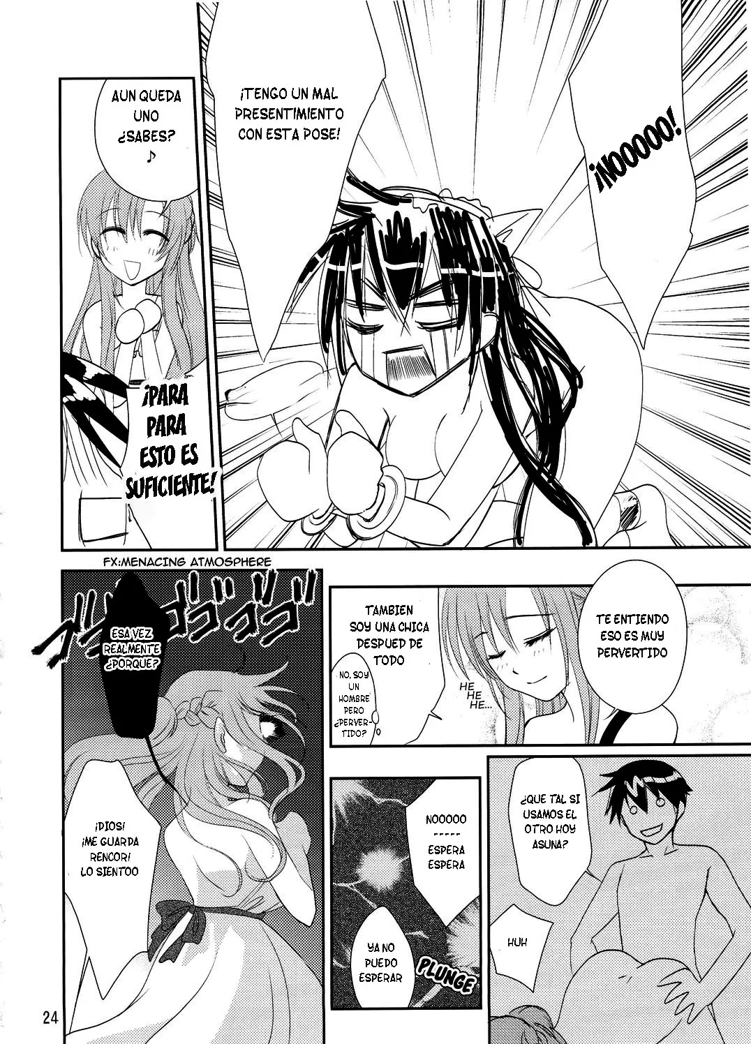 (SC64) [Shiratama Nikukyu] Kirito-kun no Shiroku Betatsuku nani ka (Sword Art Online) [Spanish] [TF Scans] numero di immagine  23