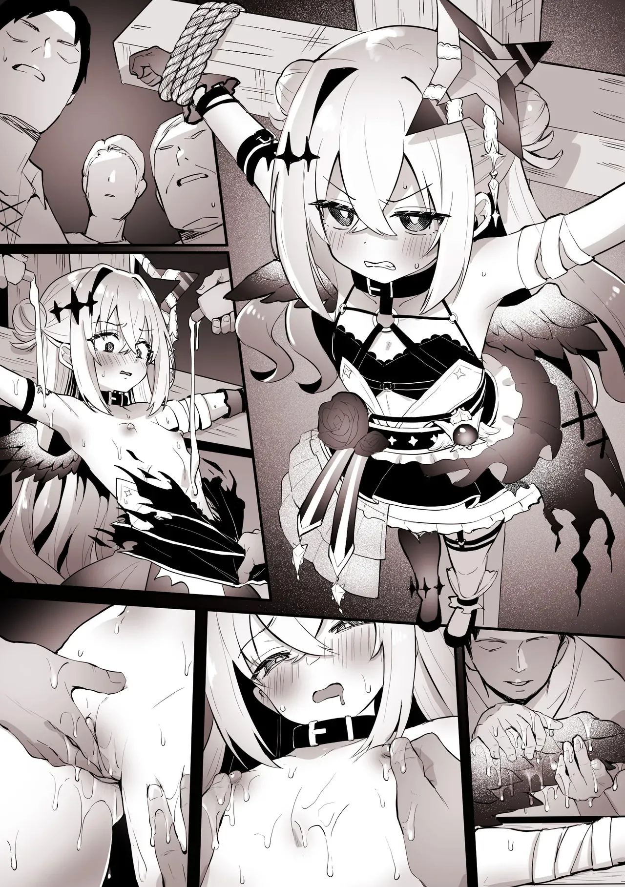 [こけもも] 協会に囚われ、浄化と称して全身に媚薬を塗りたくられるか〇た-1280x imagen número 8