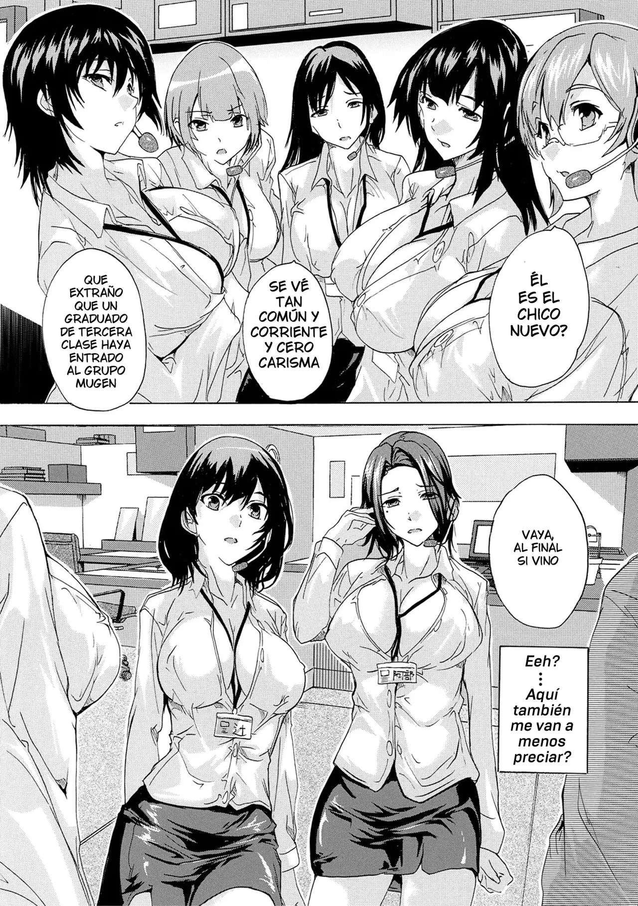 [Natsuka Q-ya] Saiin! Zenra Kaisha (Chap. 2) | Afrodisiaco! La Empresa Nudista (Cap. 2) [Spanish] [Digital] [Harenchi no Fansub] image number 4