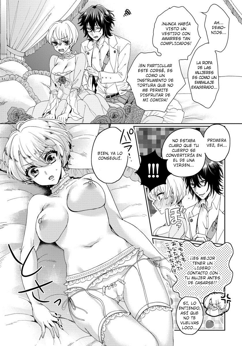 [Saotome Mokono] Kyououji no Ibitsu na Shuuai ~Nyotaika Knight no Totsukitooka~ Ch. 2 [Spanish] [Digital] numero di immagine  14
