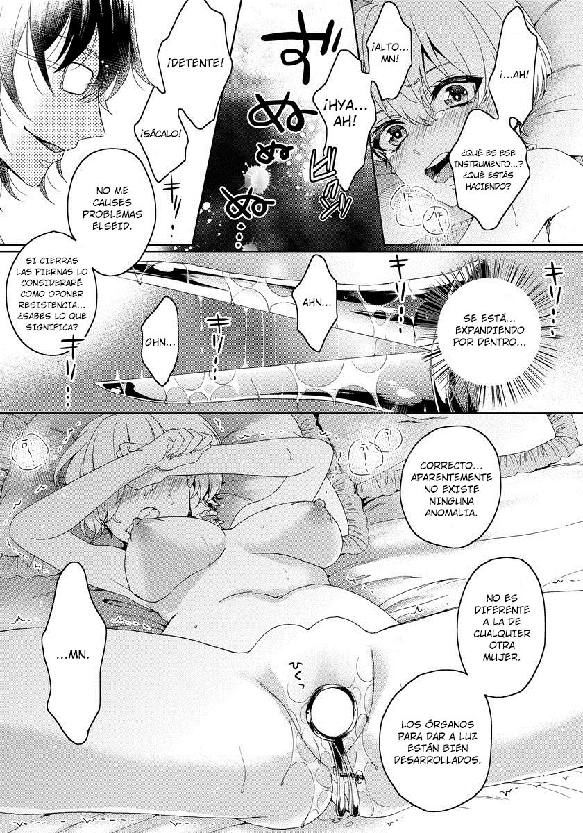 [Saotome Mokono] Kyououji no Ibitsu na Shuuai ~Nyotaika Knight no Totsukitooka~ Ch. 2 [Spanish] [Digital] numero di immagine  22