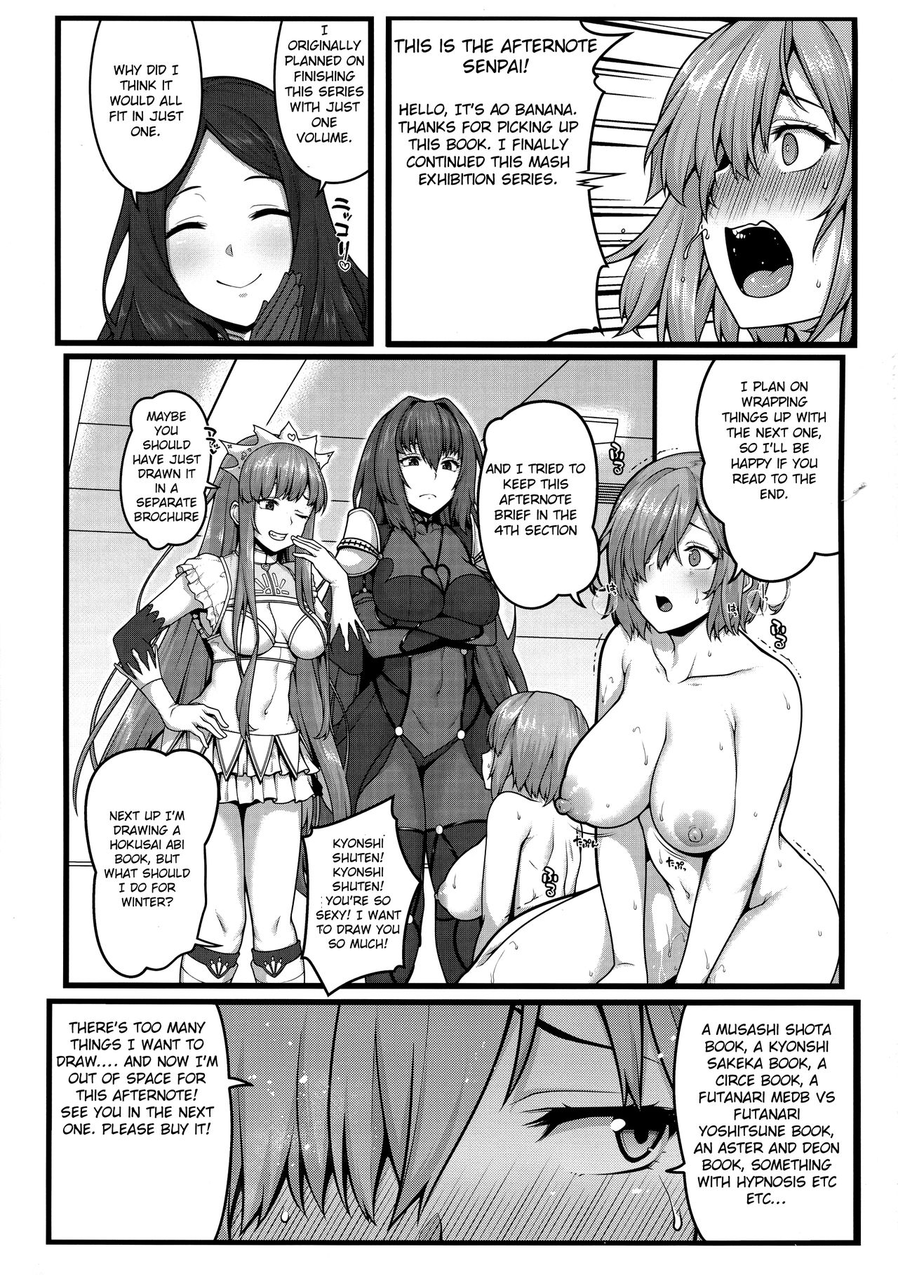 (C96) [Banana Koubou (Ao Banana)] Zenra Roshutsu Shuujin Kanshi Onanie ni Dohamari shita Hentai Kouhai Mash Kyrielight (Fate/Grand Order) [English] [hardcase8translates] imagen número 29