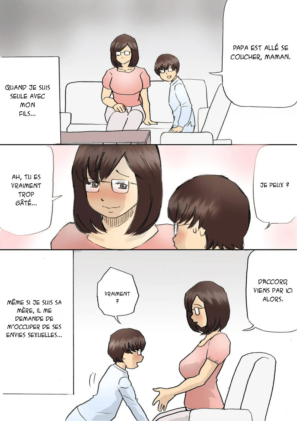 [Shiki Hanana] Mama o Haramasu Daisakusen!! part 1 | Faisons une vidéo maman part 1 [french][x-manga.net] 画像番号 2