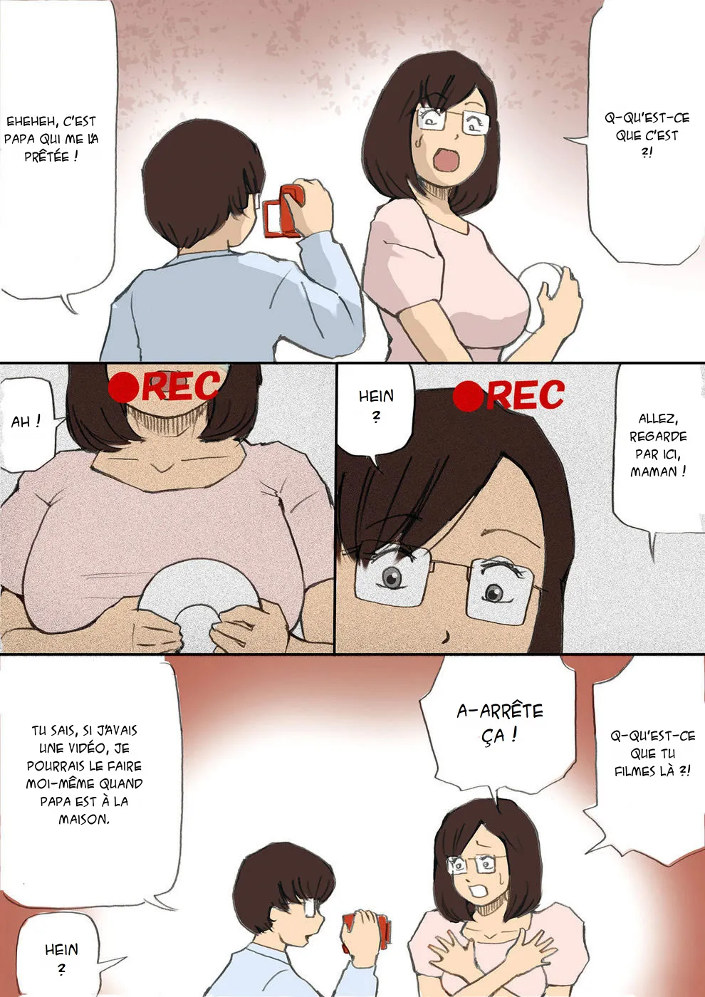 [Shiki Hanana] Mama o Haramasu Daisakusen!! part 1 | Faisons une vidéo maman part 1 [french][x-manga.net] 画像番号 25