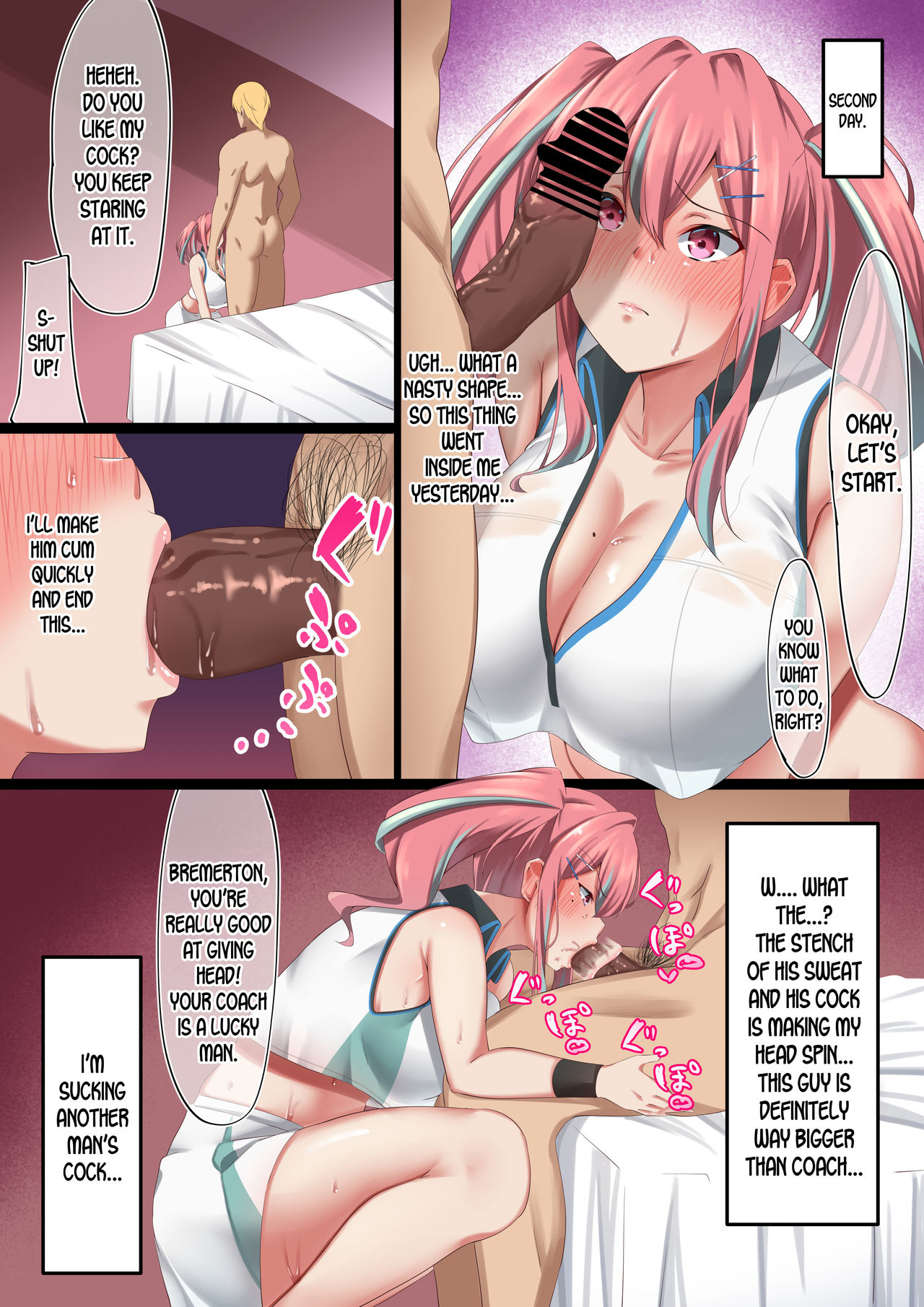 [November. (nanohana)] Bakunyuu Gyaru no Ore no Kanojo ga Teniser no Yarichin Otoko ni Netorareta Hanashi (Azur Lane) [English] [desudesu] изображение № 9