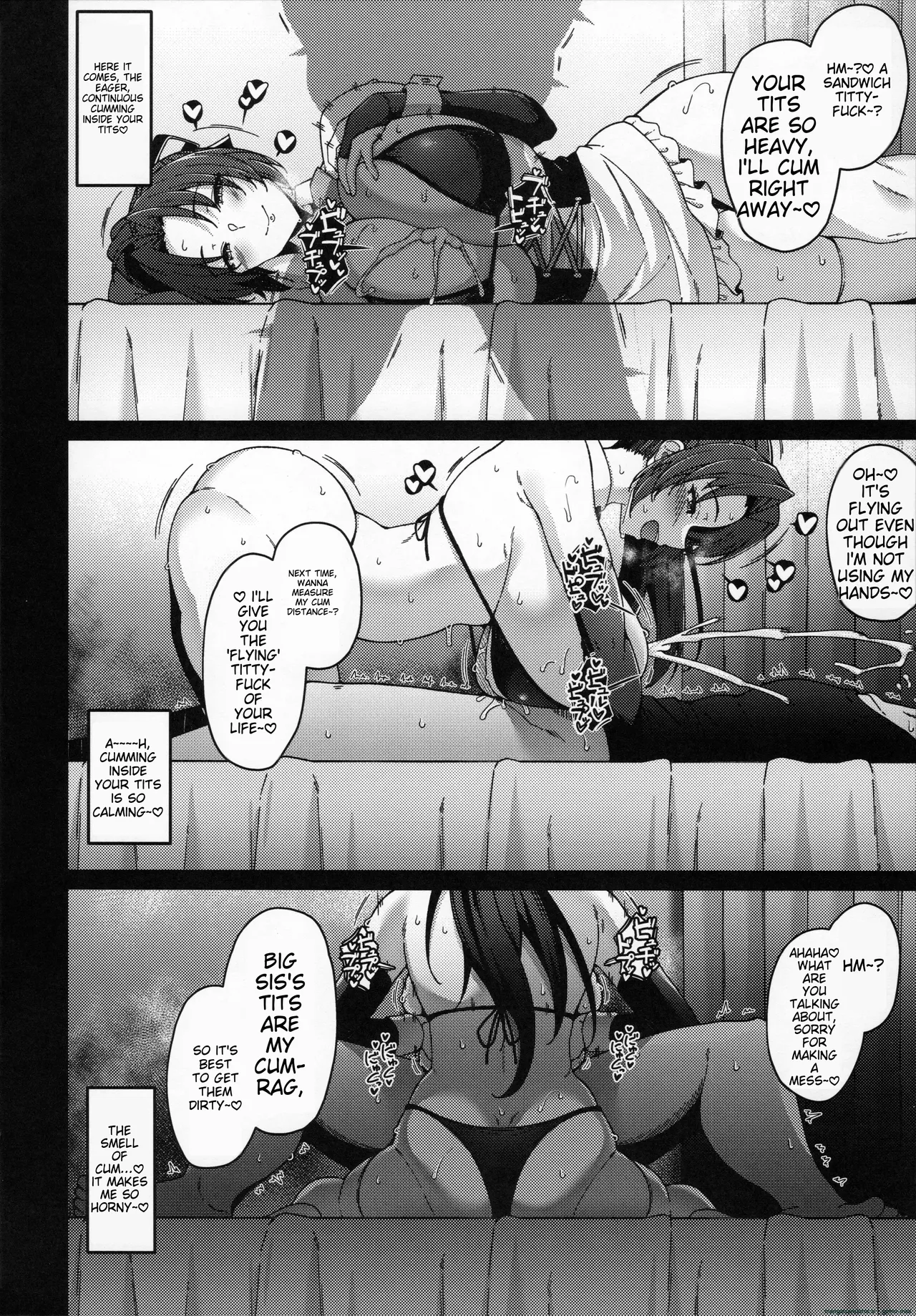 (C106) [Cow Lipid (Fuurai)] Kyou mo Itsumodouri Hasande Yaru kara na | Goita: I'll Do It With 'Middle' SP 'Sandwiched' In. [English] Bildnummer 9