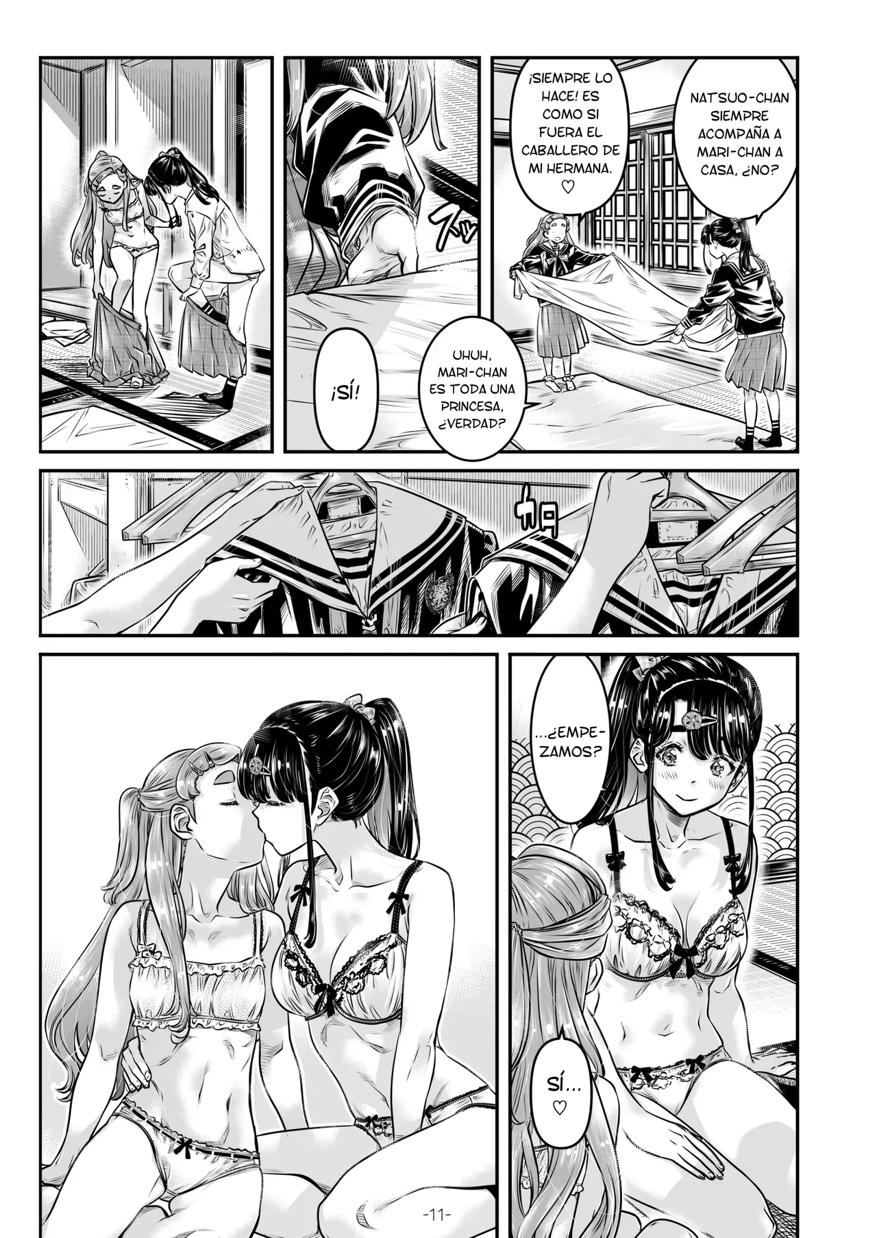 [MARUTA Production (MARUTA)] Nadeshiko Hiyori 2nd season - SERIES of GIRL's LOVE STORY ~episode 4~ [Spanish] [Digital] 图片编号 12