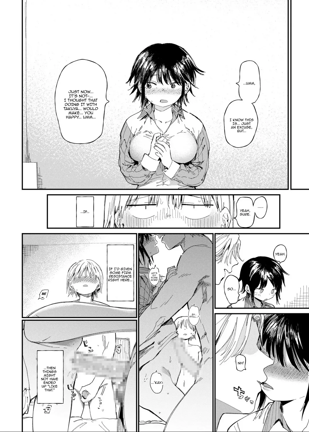 [Doemutan] TS Shitara Tomodachi Ni Yararetashi Kanojo Mo NTRreta Hanashi chuuhen / Story Of How When I Changed Genders, My Friend Fucked Me And My Girlfriend Got NTR'd Second Part [English] {Doujins.com} numero di immagine  26
