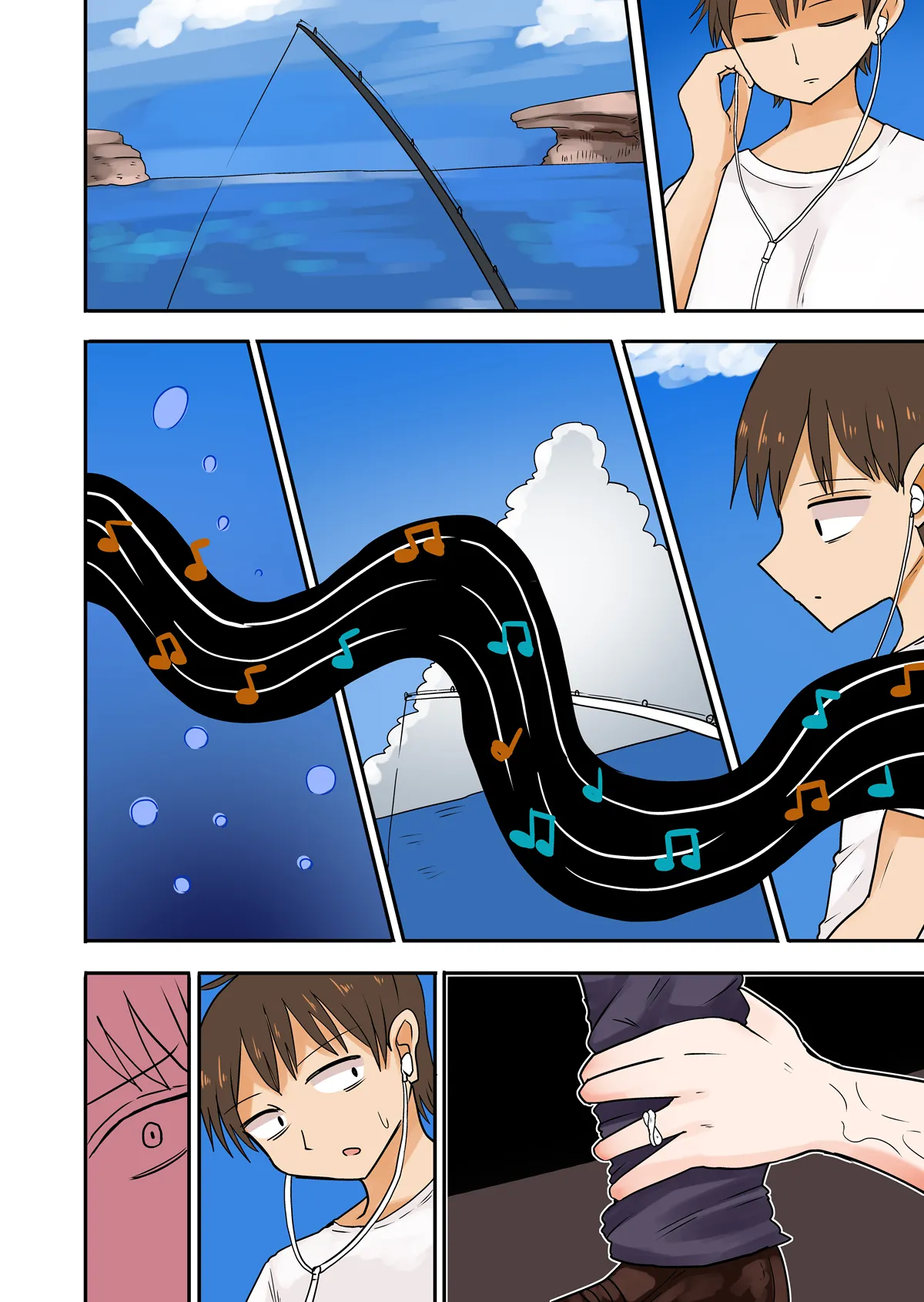 [Murasaki Nyanko Bar (Vae)] Father and son turned into mermaids [english] numero di immagine  2