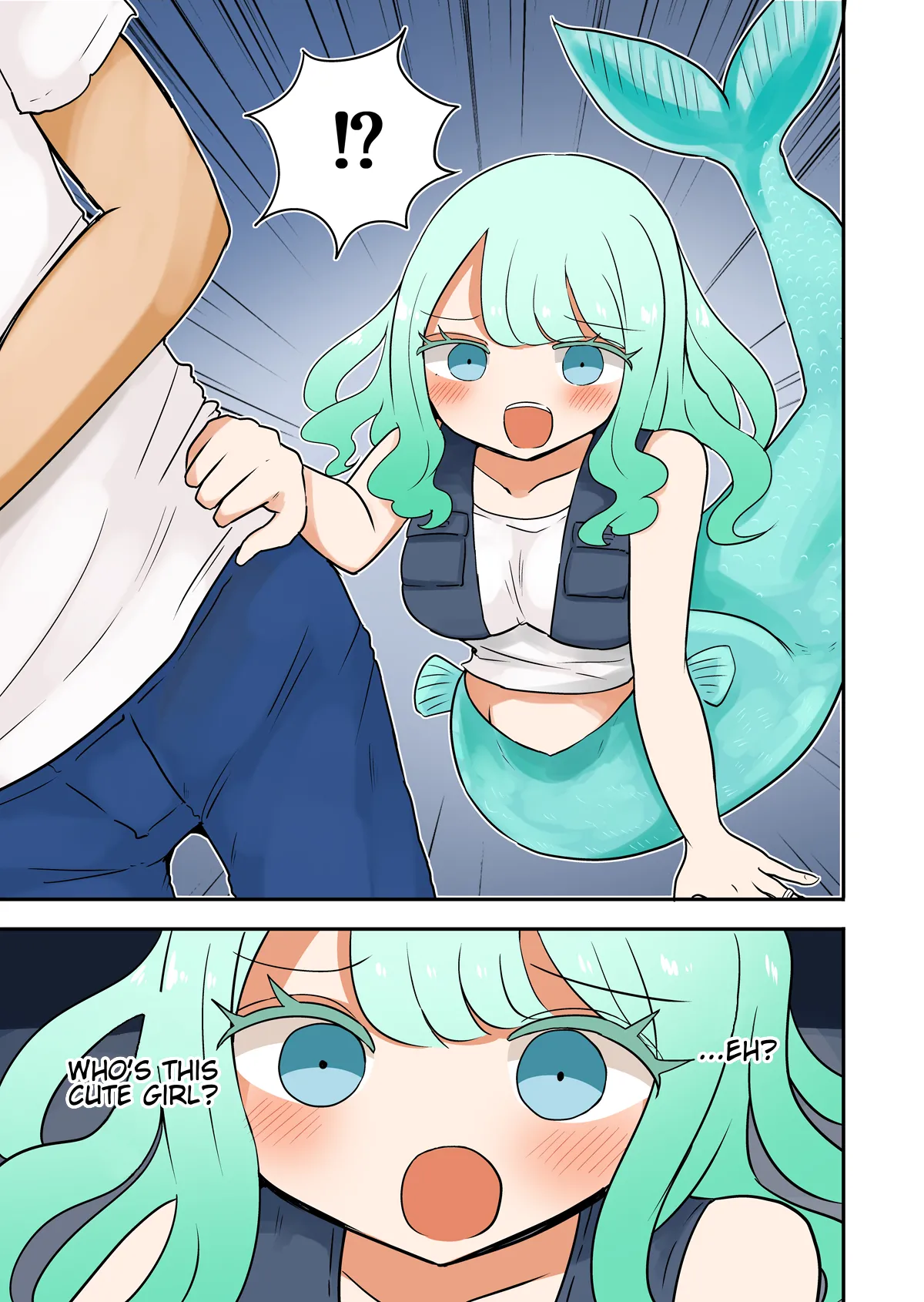 [Murasaki Nyanko Bar (Vae)] Father and son turned into mermaids [english] numero di immagine  3