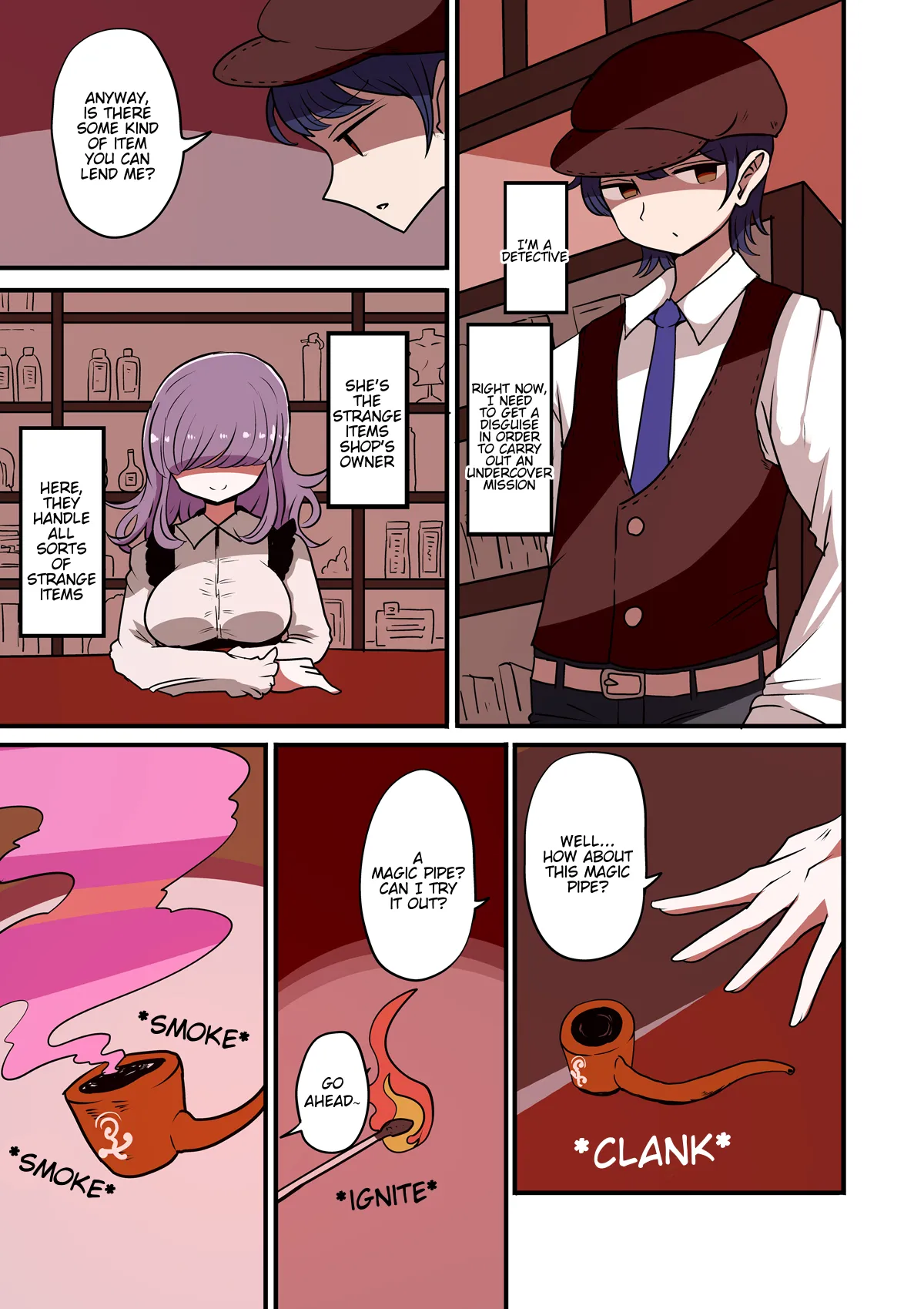 [Murasaki Nyanko Bar (Vae)] Detective disguise TS [english] numero di immagine  1
