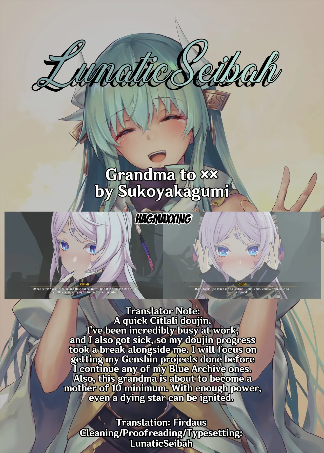 [Sukoyakagumi] Obaa-chan to ×× (Genshin Impact) [English] [LunaticSeibah][Decensored] Bildnummer 5