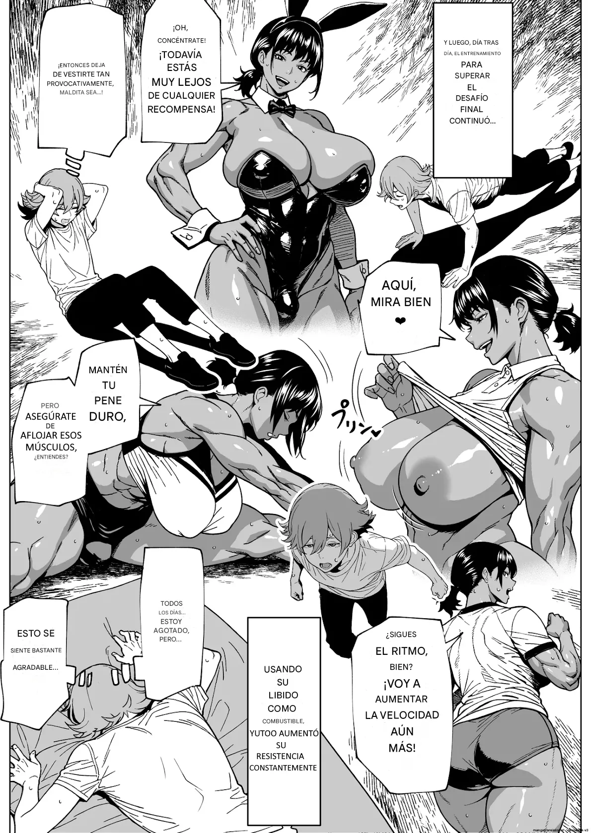 [bekobeko] Futanari Kyoukan no H na Kyouka Gasshuku [Spanish] 图片编号 16