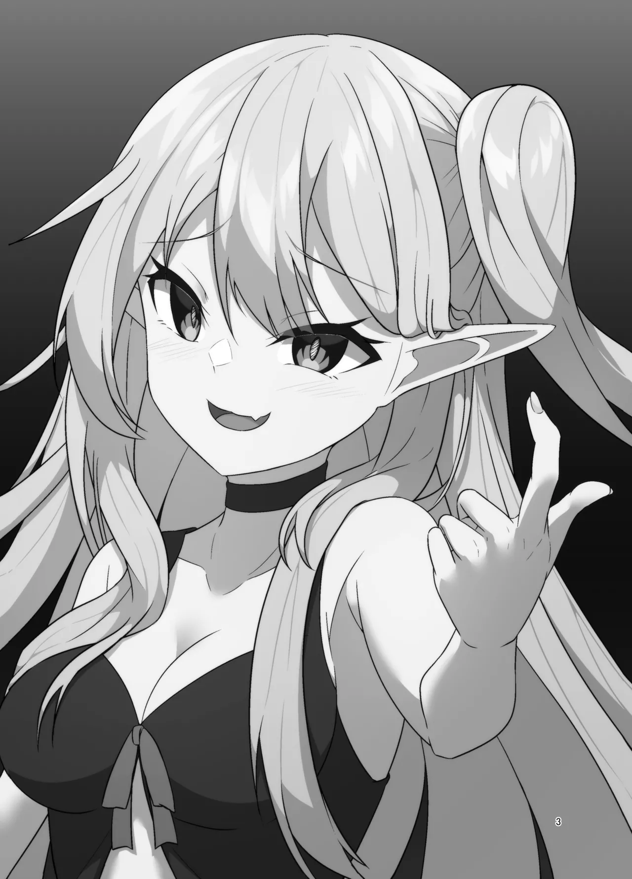 [Yamano Banana] Menhera Elf no Shukushou Ecchi |  病嬌精靈的縮小性交 [Chinese] [沒有漢化] [Digital] изображение № 4