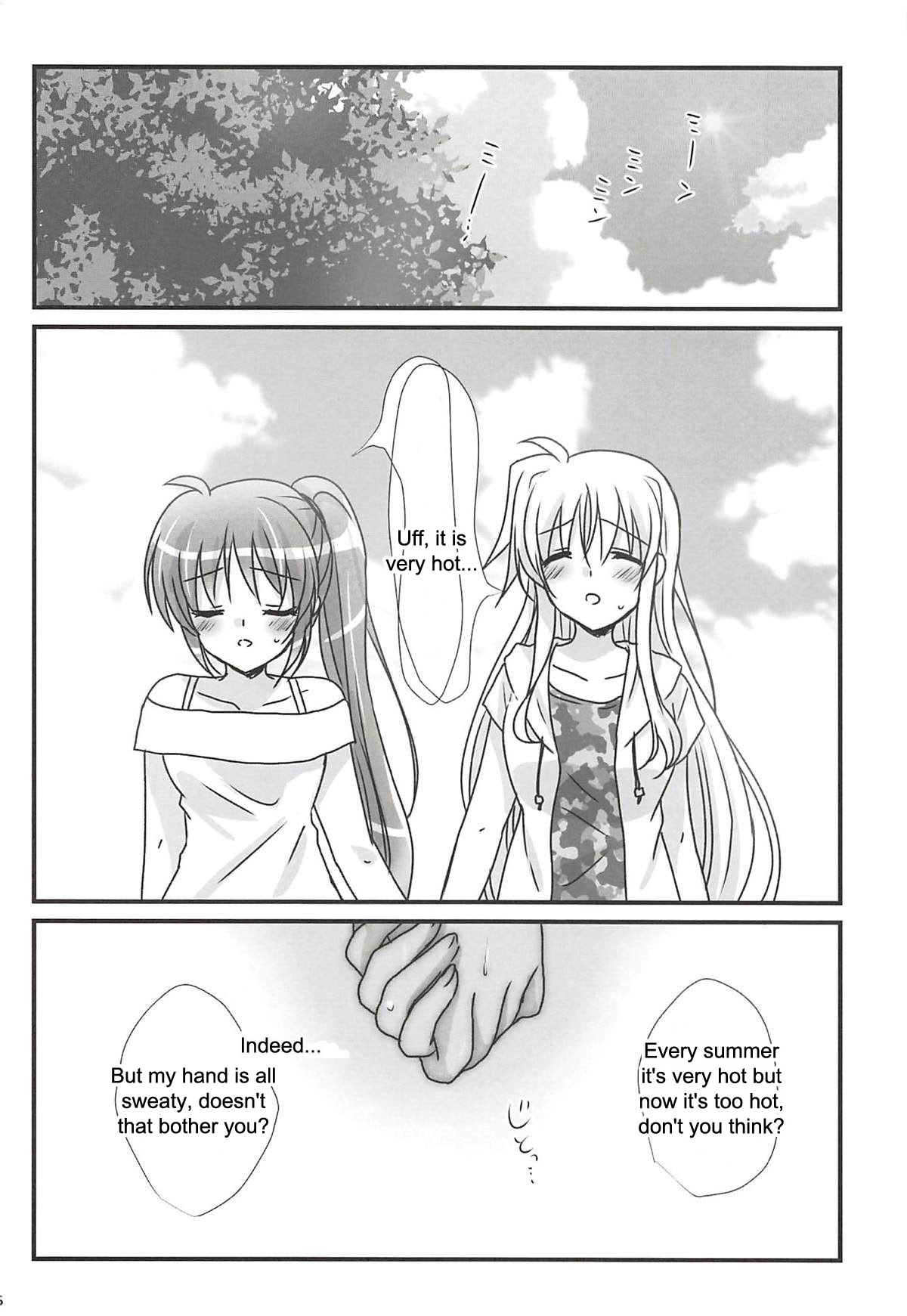 (C94) [Ameiro (Nanashiki)] Natsudoke (Mahou Shoujo Lyrical Nanoha) [English] [Started The Breaker + NanoFate] numero di immagine  5