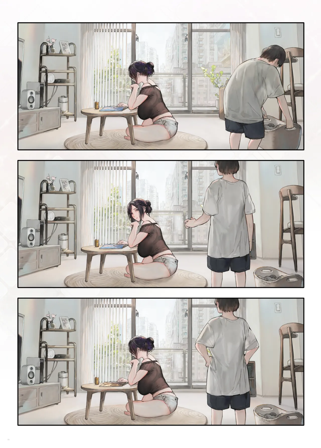 [Aoin no Junreibi (Aoin)] Gokinjo no Oku-san Yasumi no Hi wa Ie de Himasou 地方的太太假日在家闲闲无事 [Chinese] [Digital] image number 5