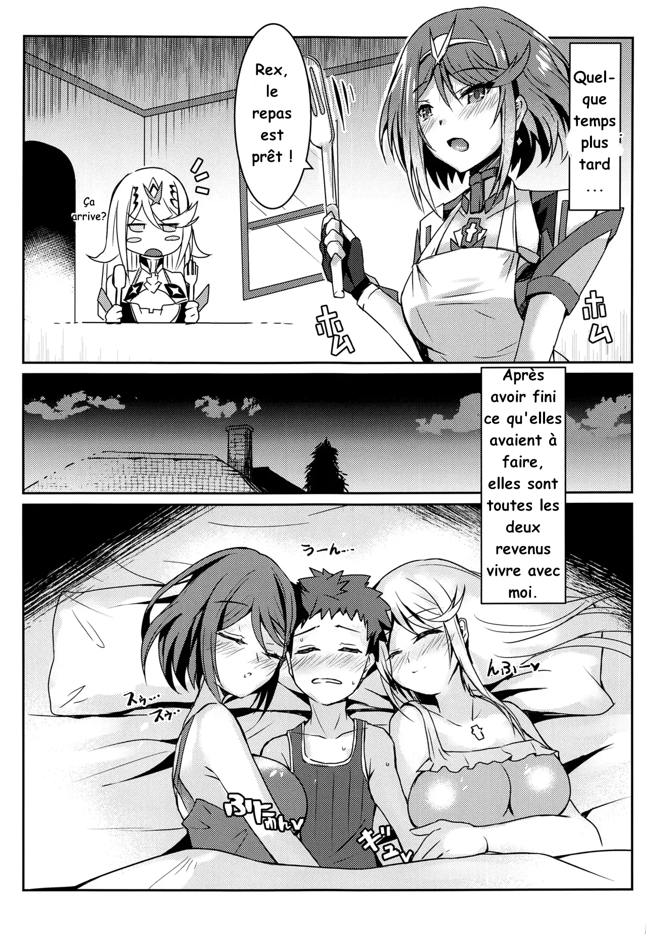 (COMIC1☆17) [Dorayakiya (Inoue Takuya)] Pneuma-chan no Ecchi Hon (Xenoblade Chronicles 2) [French] 이미지 번호 4