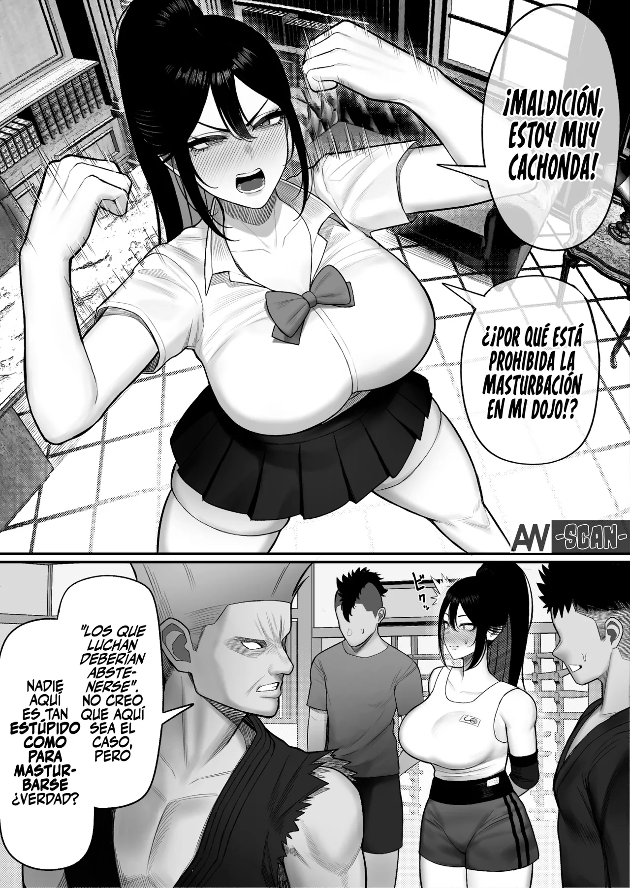 [Kurukuru] Seito Kaichou wa Hojiritai｜La Presidenta del Consejo Estudiantil Quiere Meterlo [Spanish] [Andreww857 = -A.W. SCAN-] 이미지 번호 6