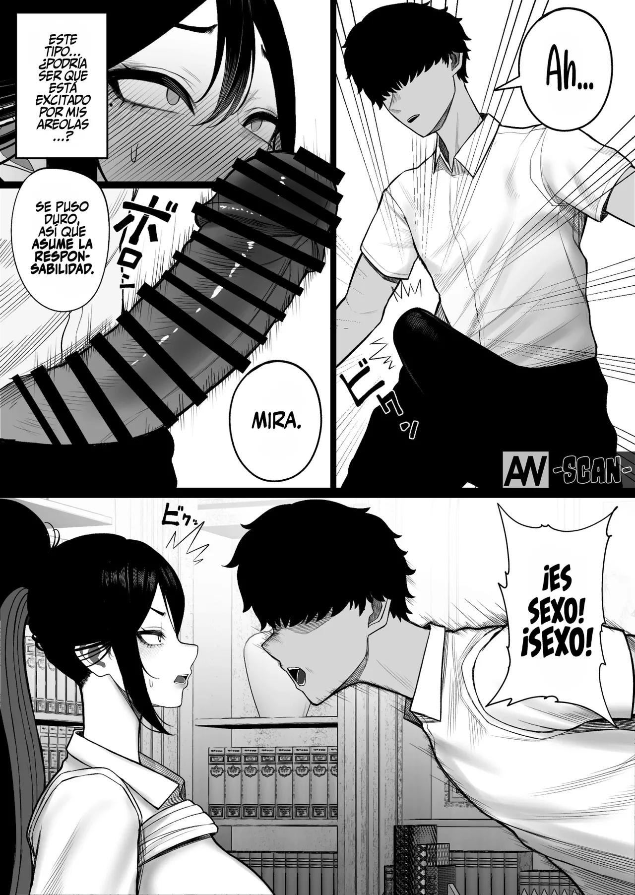 [Kurukuru] Seito Kaichou wa Hojiritai｜La Presidenta del Consejo Estudiantil Quiere Meterlo [Spanish] [Andreww857 = -A.W. SCAN-] 이미지 번호 20