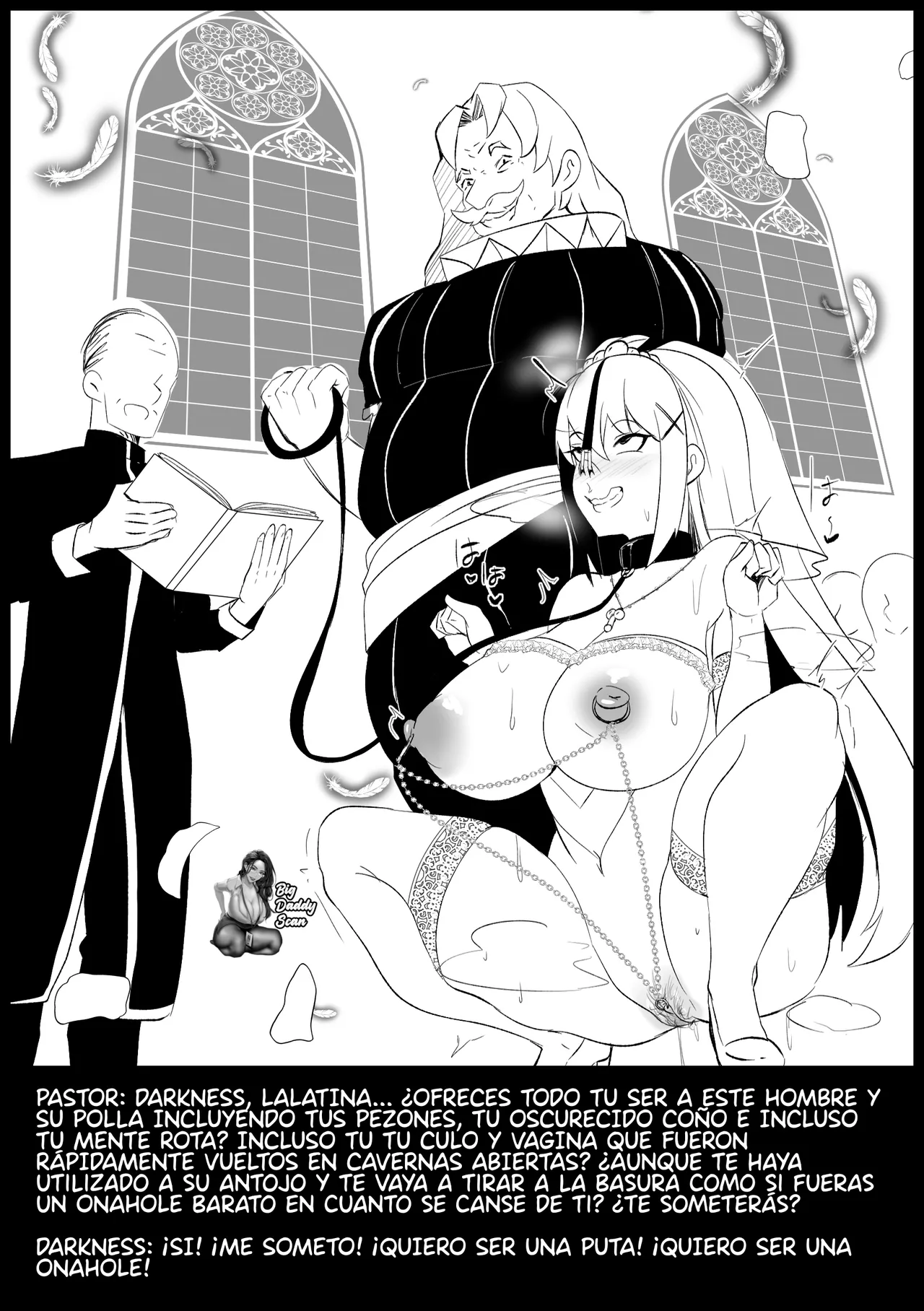 【Merkonig】B-Trayal 48-2 Darkness (Kono Subarashii Sekai ni Syukufuku o!) [Español] [BigDaddy Scan] [Sin Censura] image number 18