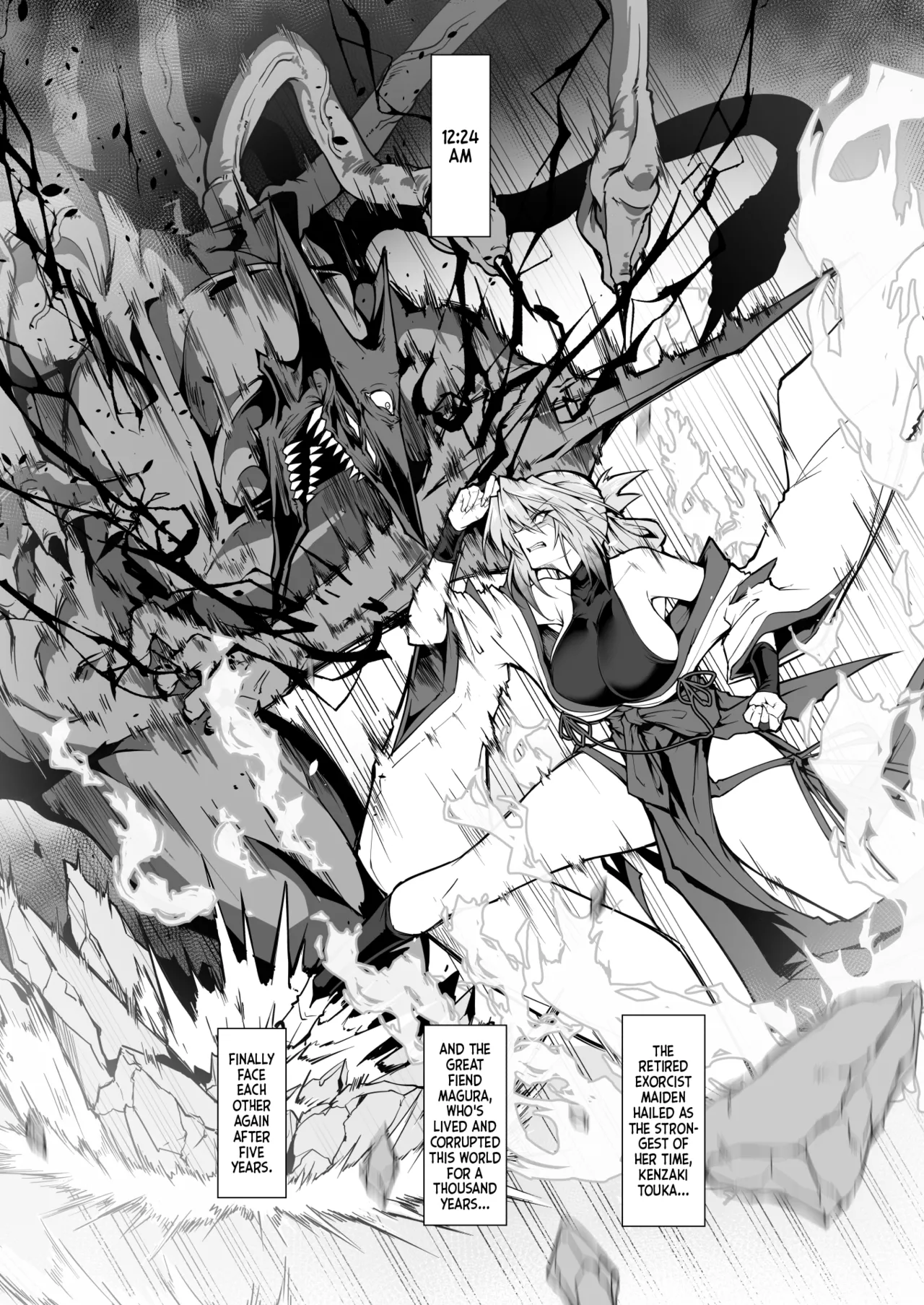 [Hokkebain! (Halcon)] Hama no Miko Ingoku ni Otsu 2 | Exorcist Maidens 2: The Fall to Lustful Hell [English] [Shiromaru] [Digital] image number 32