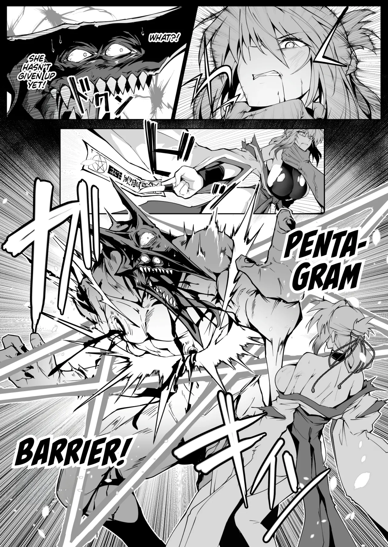 [Hokkebain! (Halcon)] Hama no Miko Ingoku ni Otsu 2 | Exorcist Maidens 2: The Fall to Lustful Hell [English] [Shiromaru] [Digital] image number 34