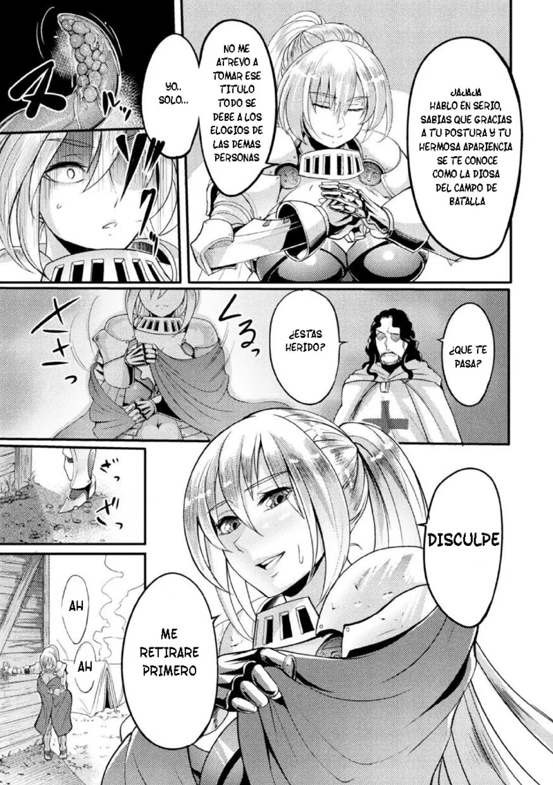 [Remu] Zettai ni Shokushu ni Maketari Shinai Onna Kishi (2D Comic Magazine Noroi no Soubi de Ryoujoku Zecchou! Vol. 1) [Spanish] [TF SCANS] [Digital] image number 3