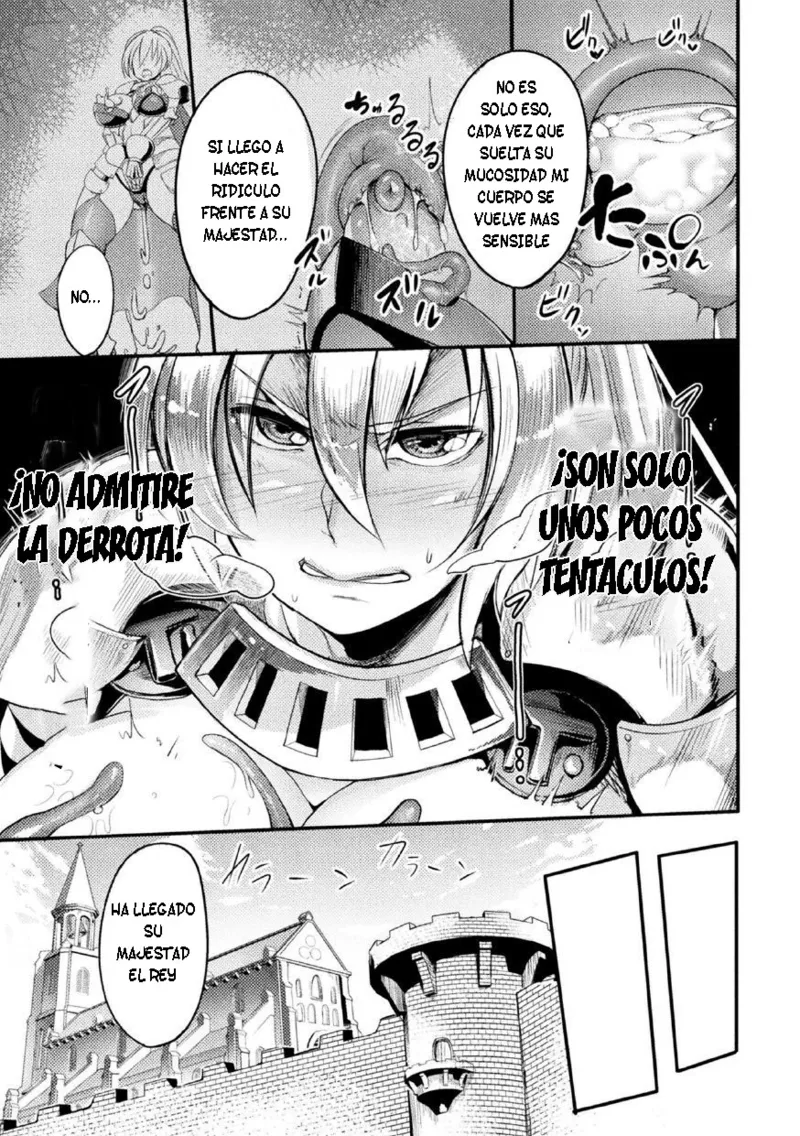 [Remu] Zettai ni Shokushu ni Maketari Shinai Onna Kishi (2D Comic Magazine Noroi no Soubi de Ryoujoku Zecchou! Vol. 1) [Spanish] [TF SCANS] [Digital] image number 11