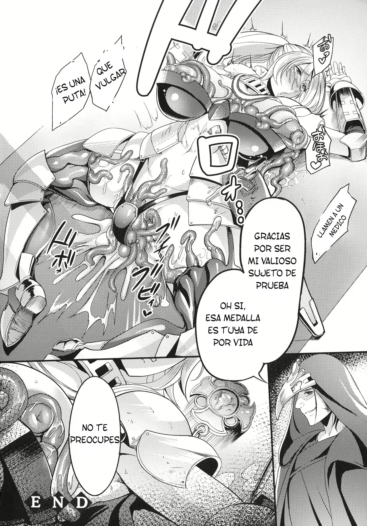 [Remu] Zettai ni Shokushu ni Maketari Shinai Onna Kishi (2D Comic Magazine Noroi no Soubi de Ryoujoku Zecchou! Vol. 1) [Spanish] [TF SCANS] [Digital] image number 22