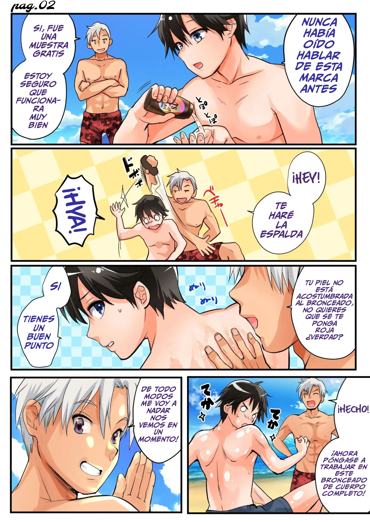 [Amuai Okashi Seisakusho (Tsukumaru)] TS Gal-ka de Sex Beach! [Spanish] [TF SCANS] image number 3