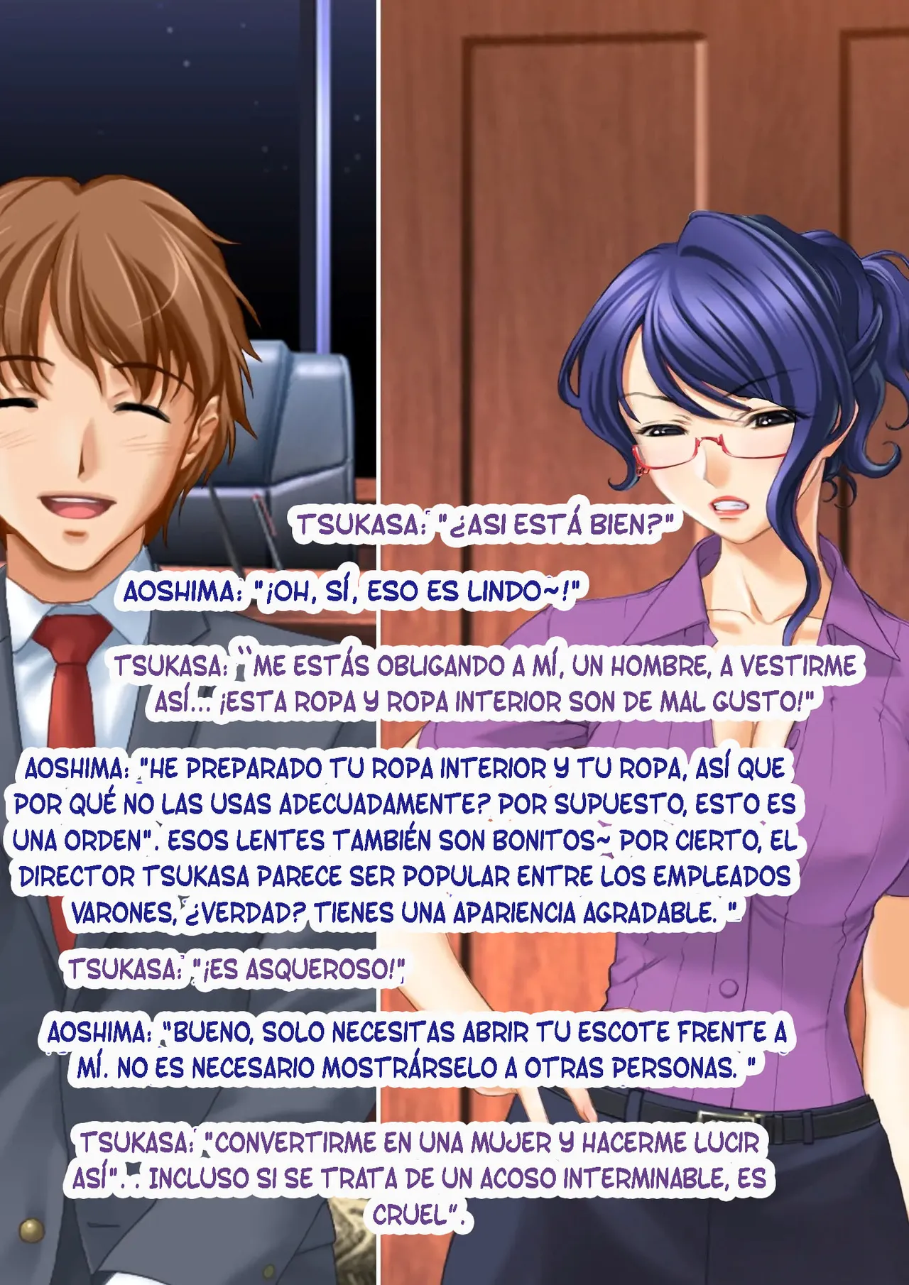 [Kyousei TSF no Ohanashi] Kyousei Seitenkan Onna ni Sarete Ijimerareru PoweHara Chuunen Dansei Kanrishoku no Ohanashi [Spanish] [TF SCANS] 画像番号 18